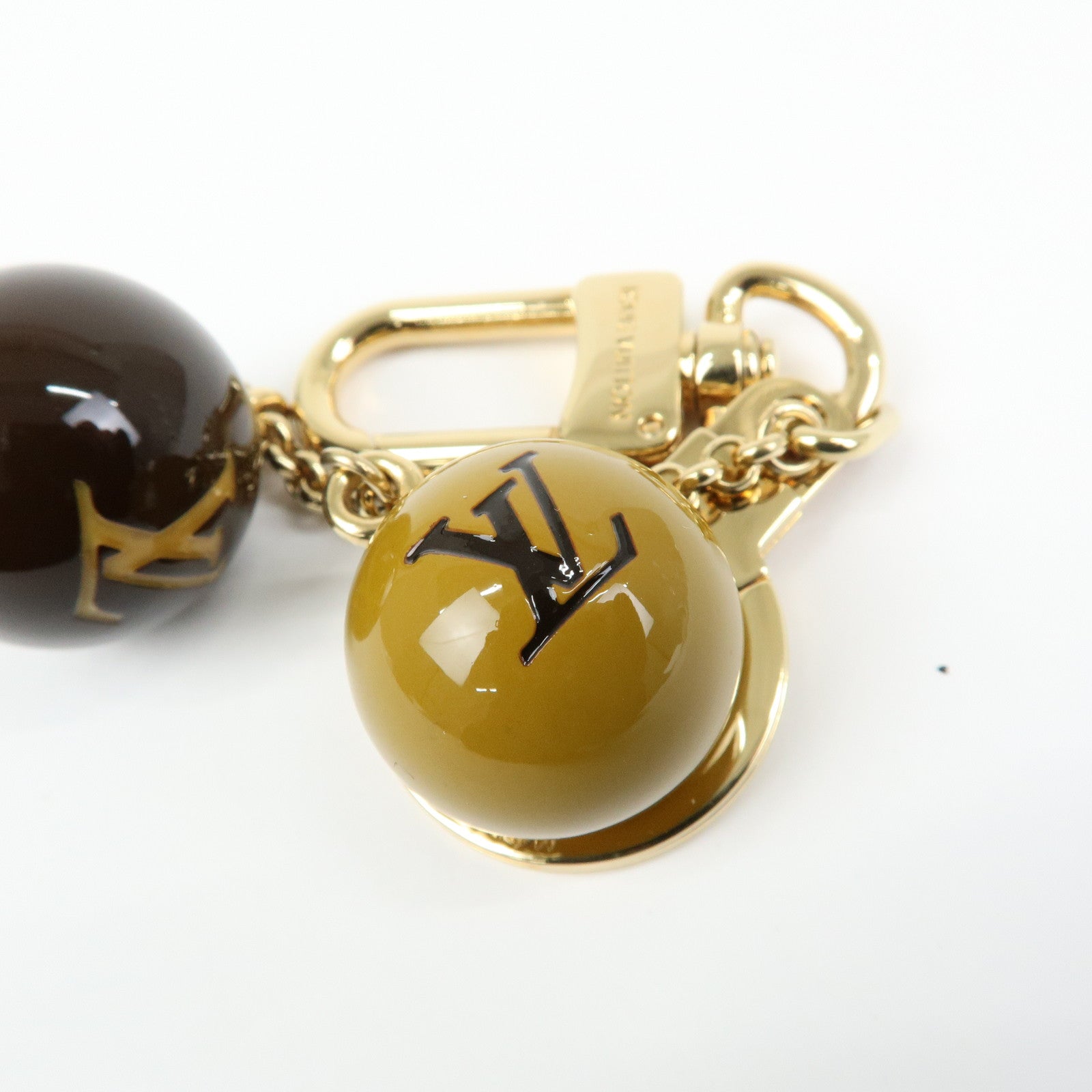 Louis Vuitton Jack & Lucy Key Chain Halloween Brown Gold M65376