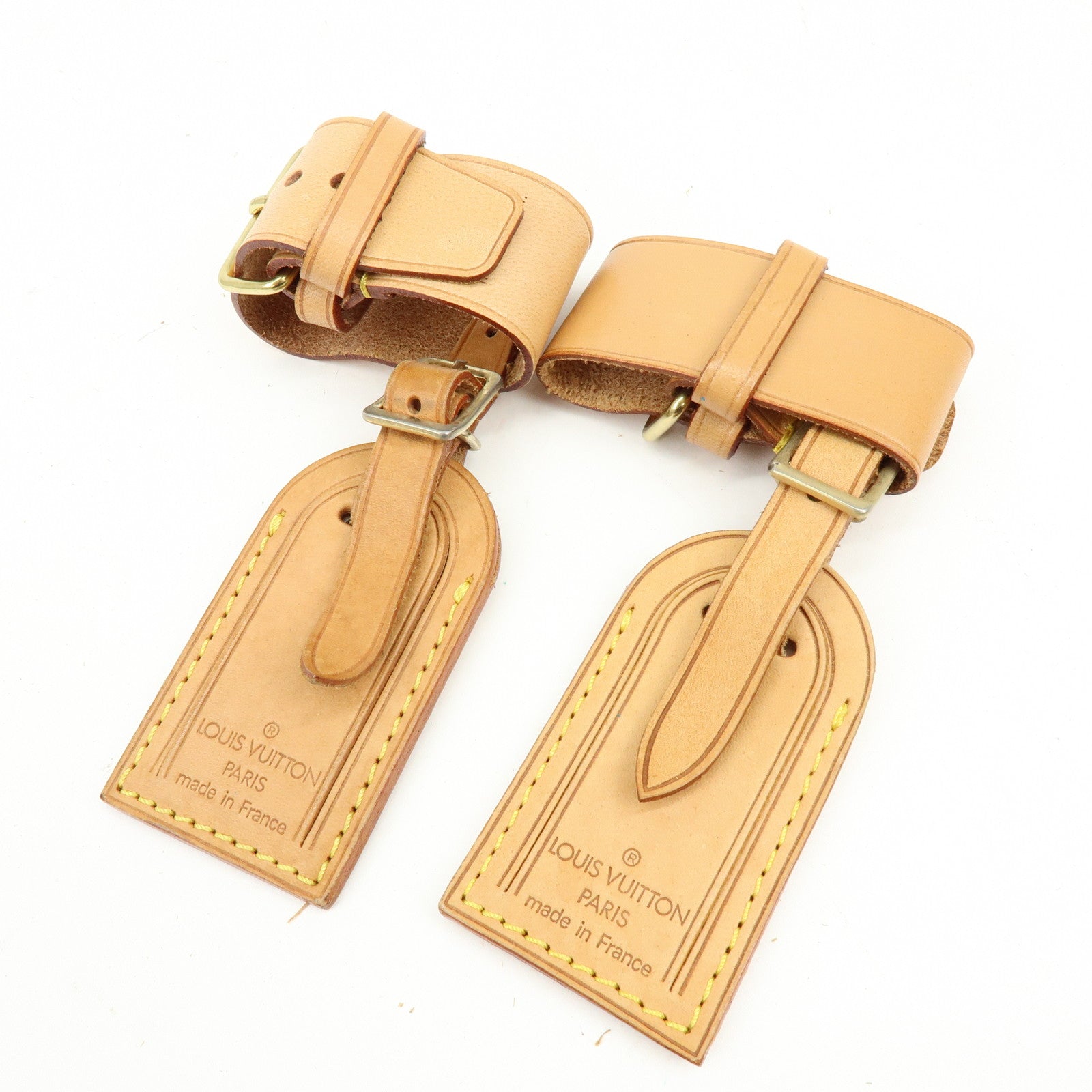 Louis Vuitton Set of 9 Leather Name Tag & Poignet