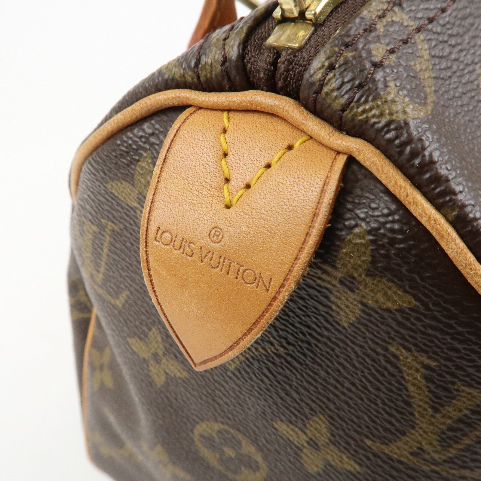 Louis Vuitton Monogram Speedy 25 Boston Bag Hand Bag Brown M41528