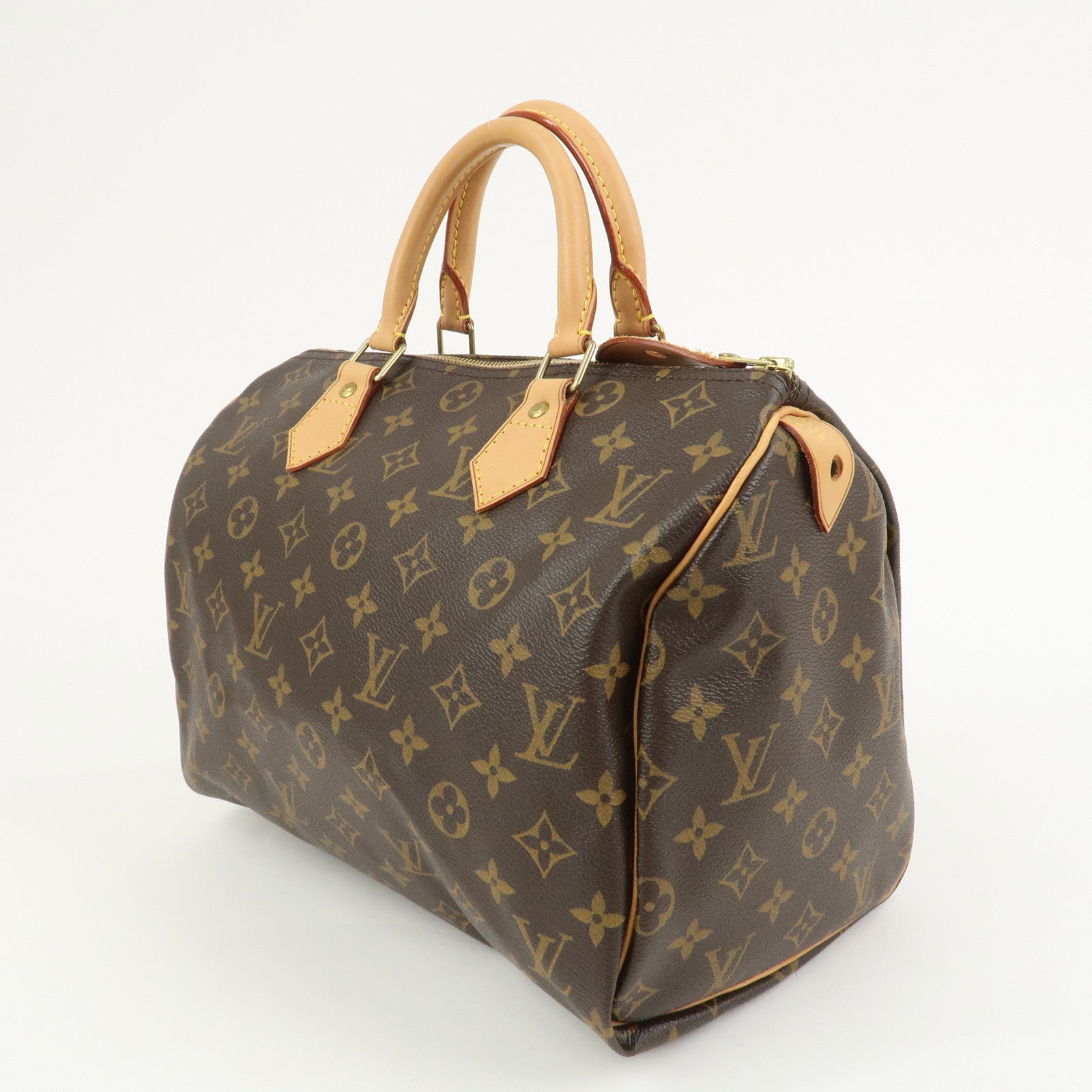 Louis Vuitton Monogram Speedy 30 Boston Bag Hand Bag Brown M41526