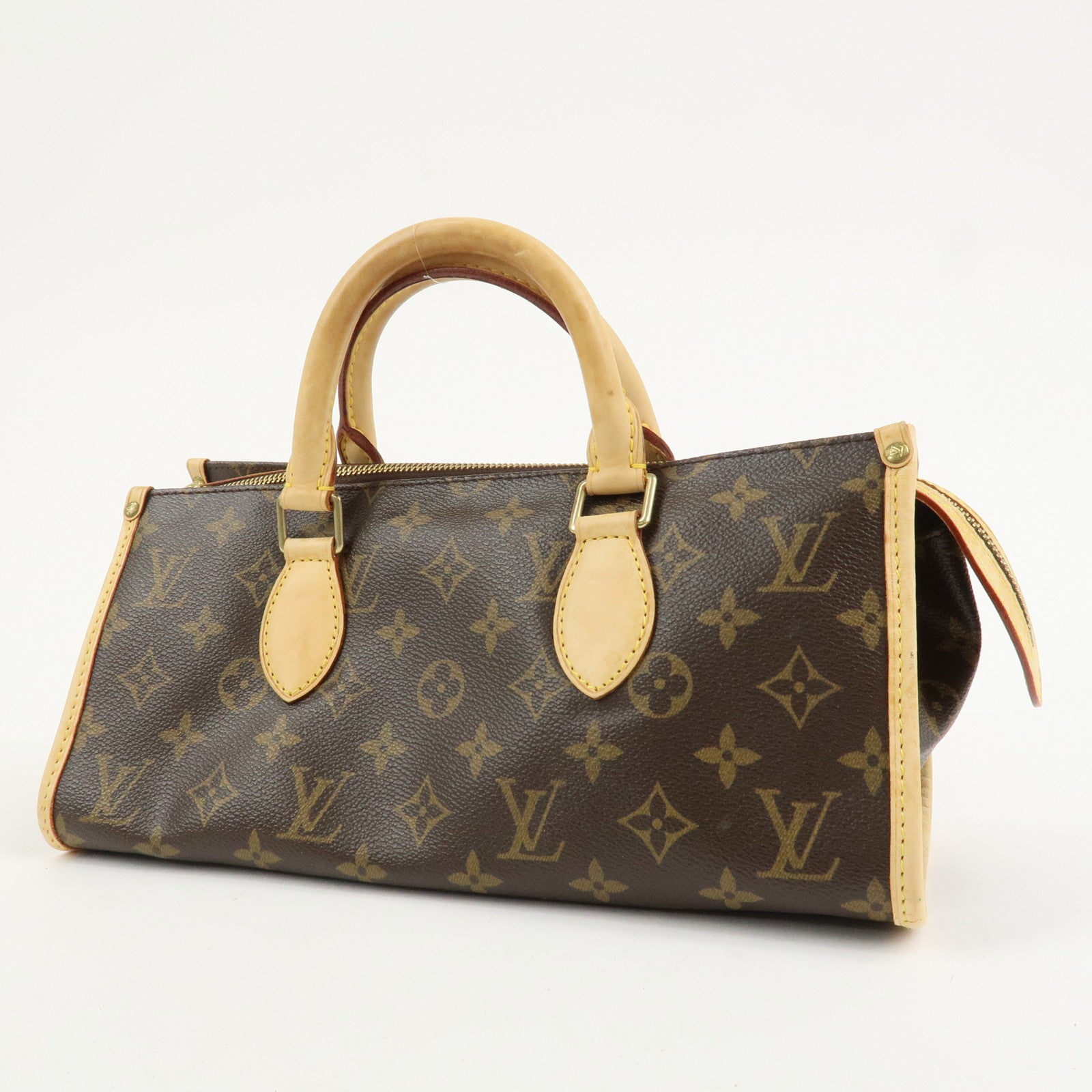 Louis Vuitton Monogram Popincourt Hand Bag Brown M40009