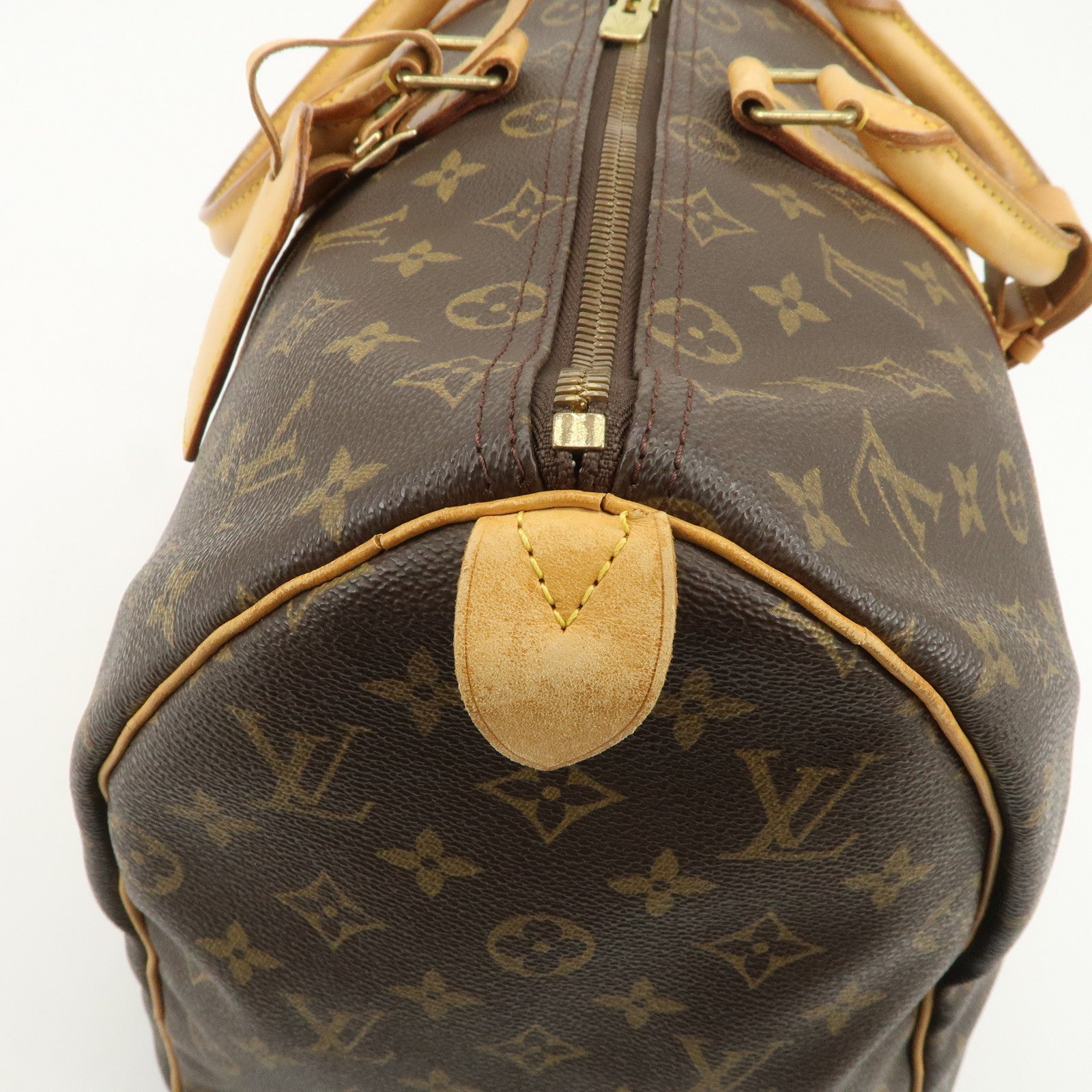 Louis Vuitton Monogram Canvas Keep All 45 Boston Bag Brown M41428