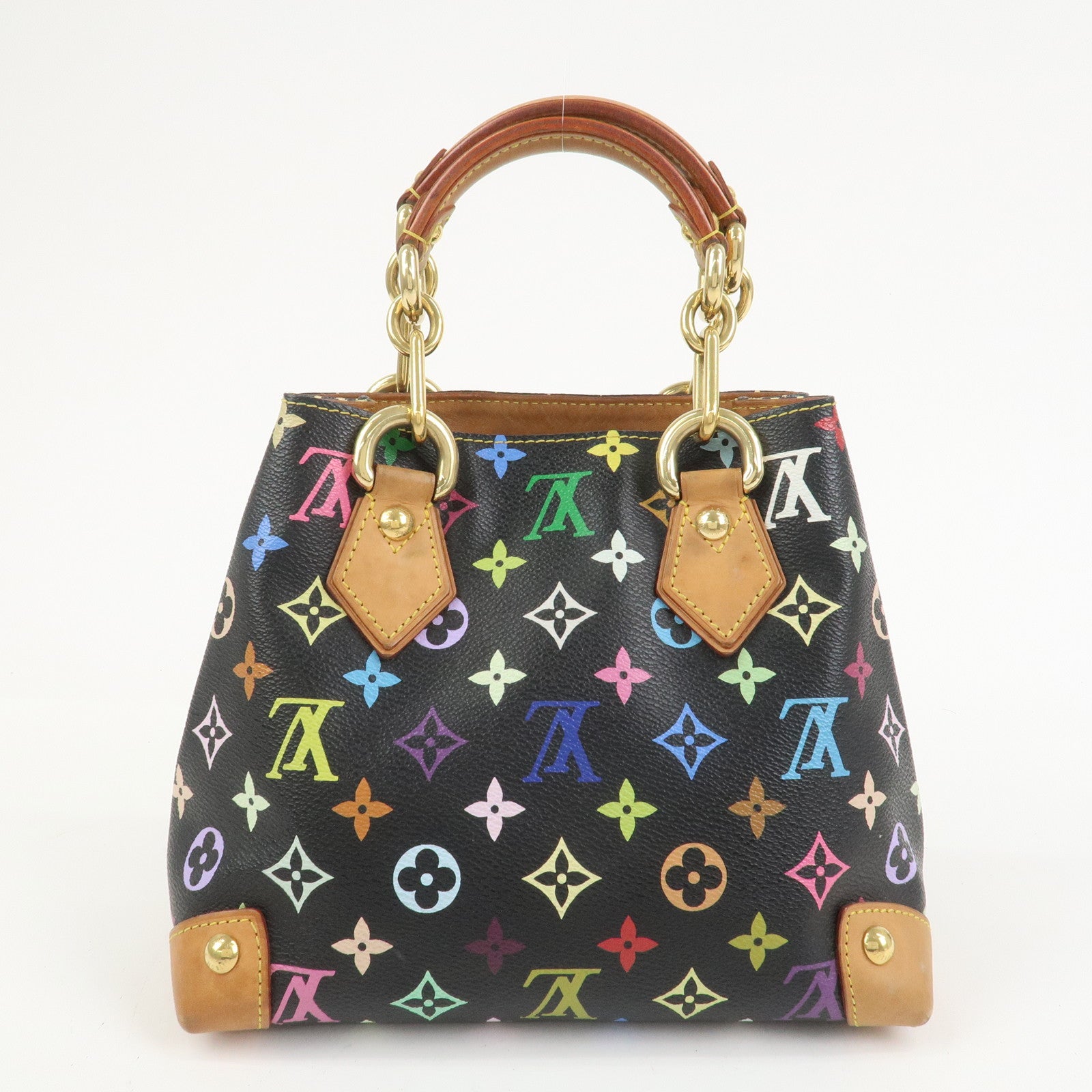 Louis Vuitton Monogram Multicolor Audra Hand Bag Noir Black M40048