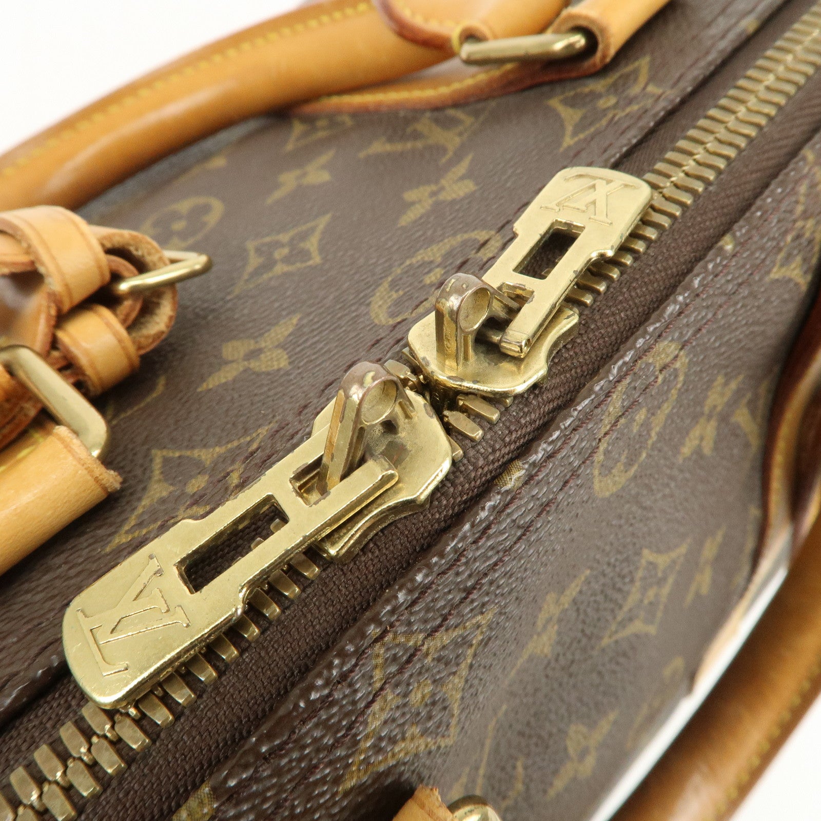 Louis Vuitton Monogram Keep All 45 Boston Bag Brown M41428