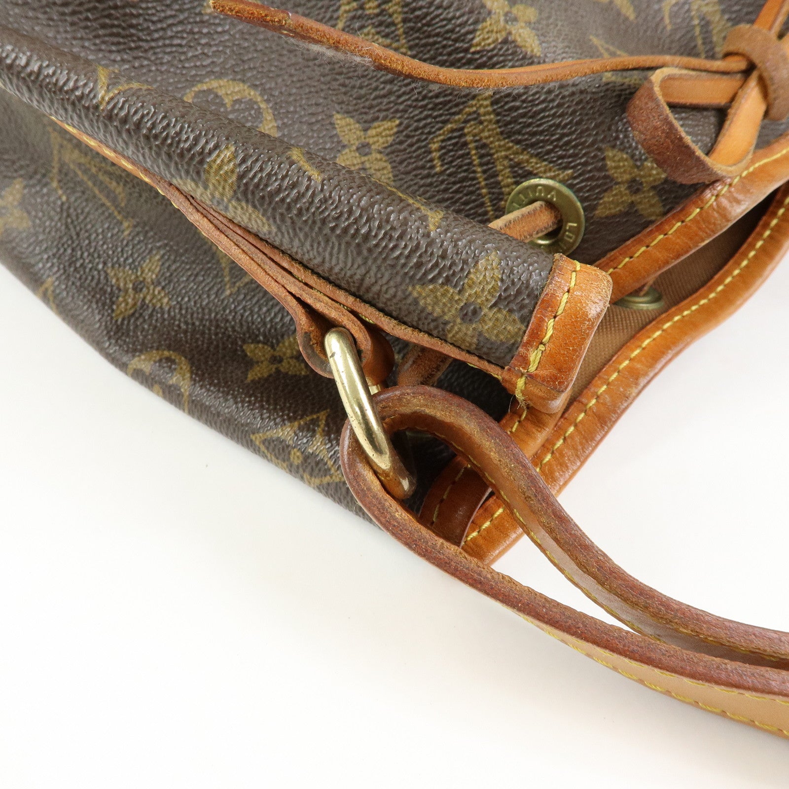 Louis Vuitton Monogram Petit Noe Shoulder Bag Brown M42226