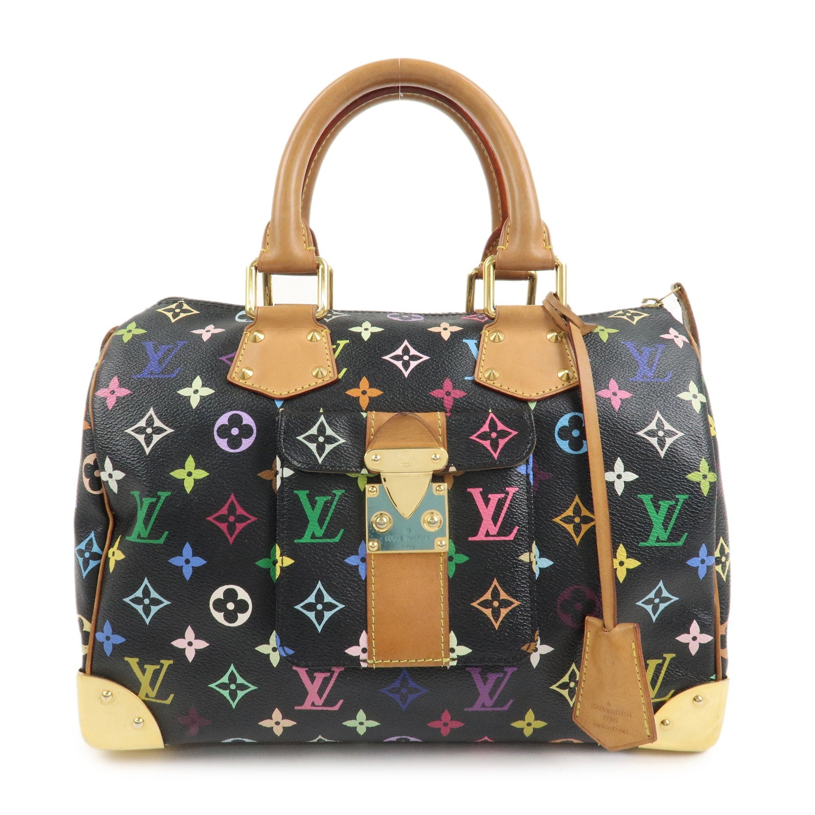 Louis Vuitton Monogram Multicolor Speedy 30 Hand Bag M92642