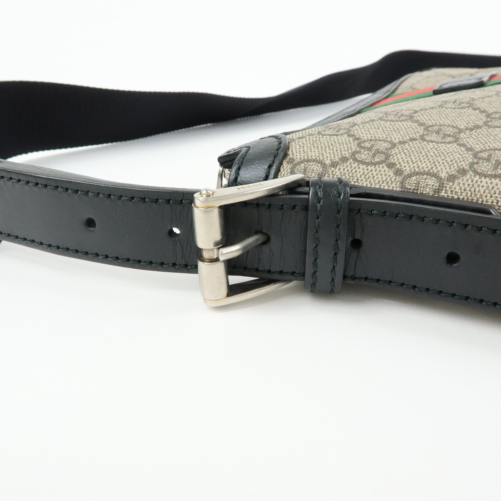 GUCCI Sherry GG Supreme Shoulder Bag Crossbody Bag Beige 387111