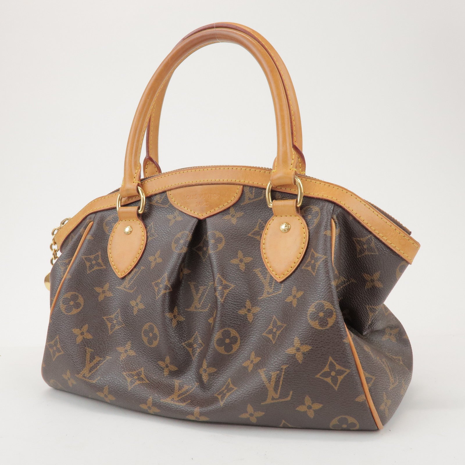 Louis Vuitton Monogram Tivoli PM Hand Bag Shoulder Bag Brown M40143