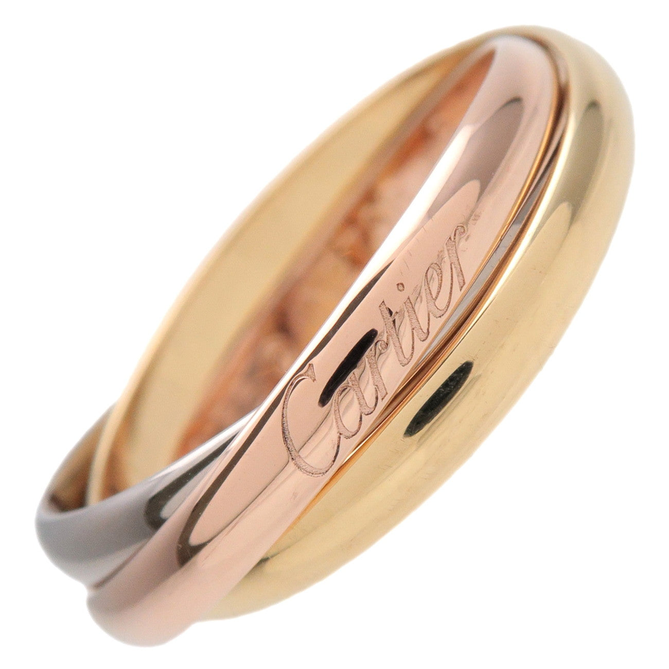 Cartier Trinity Ring SM K18 750YG/WG/PG #56 US8 EU56.5 HK17.5