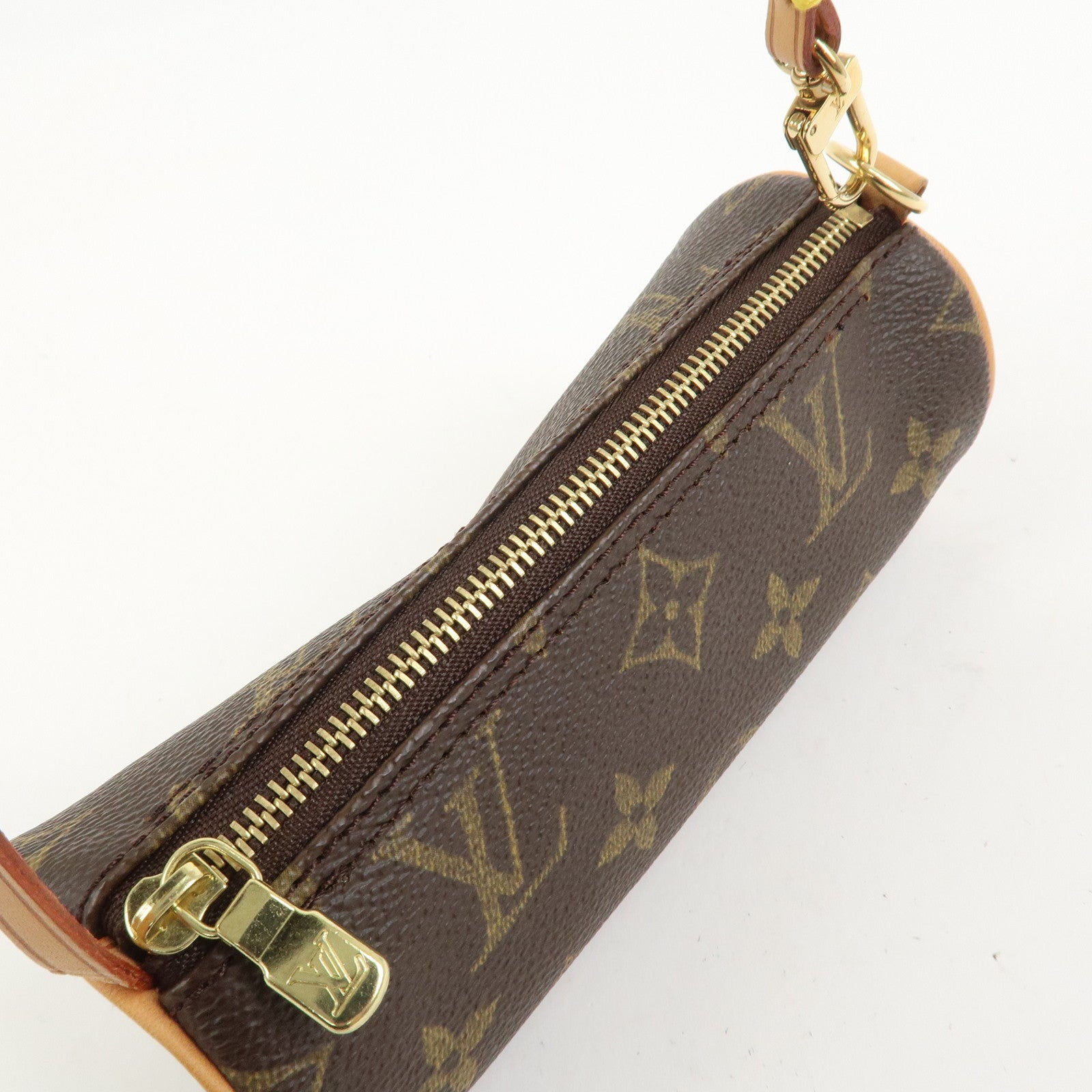 Louis Vuitton Monogram Mini Pouch for Papillon Bag Brown