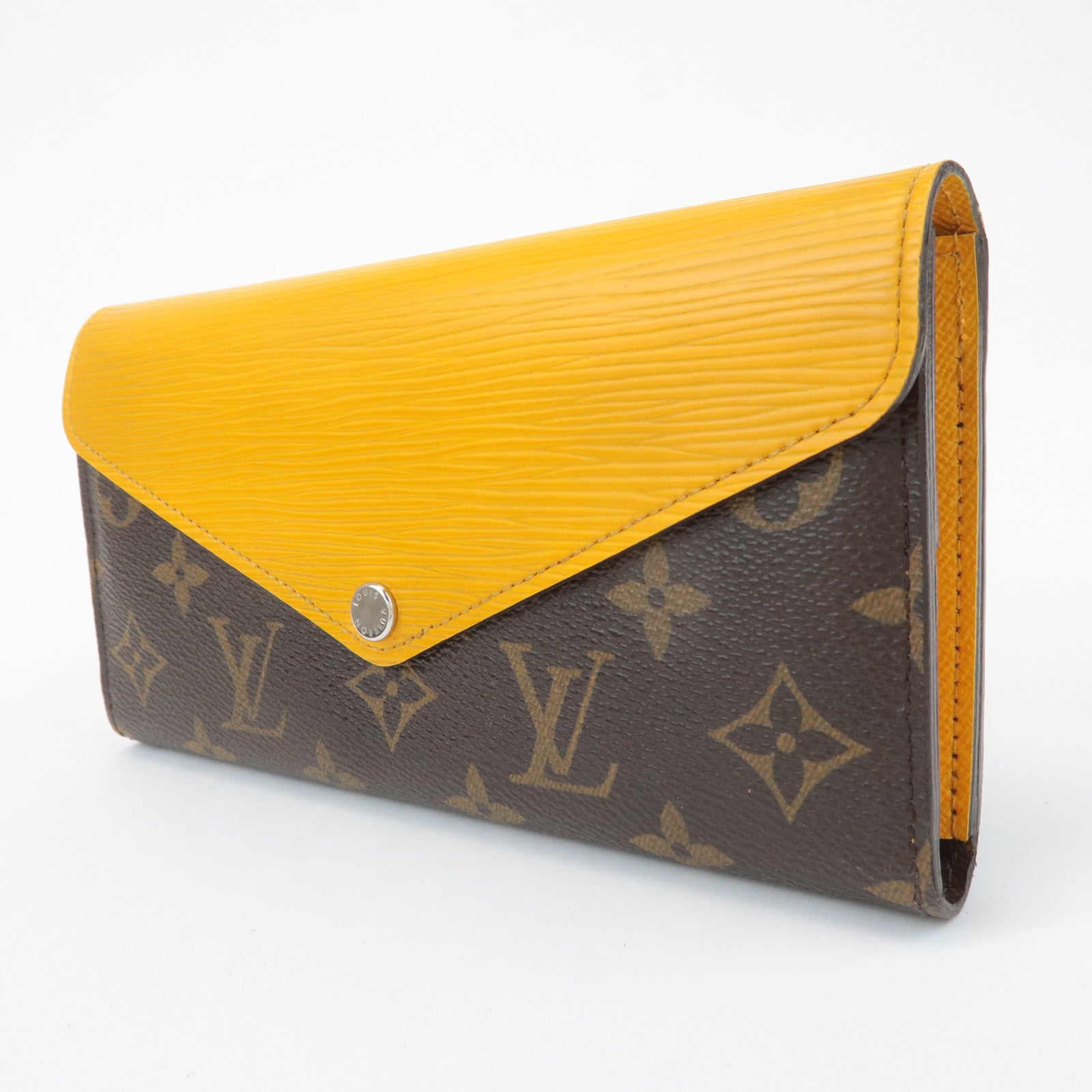 Louis Vuitton Monogram Epi Portefeuille Marie Louron Yellow M60506 Used