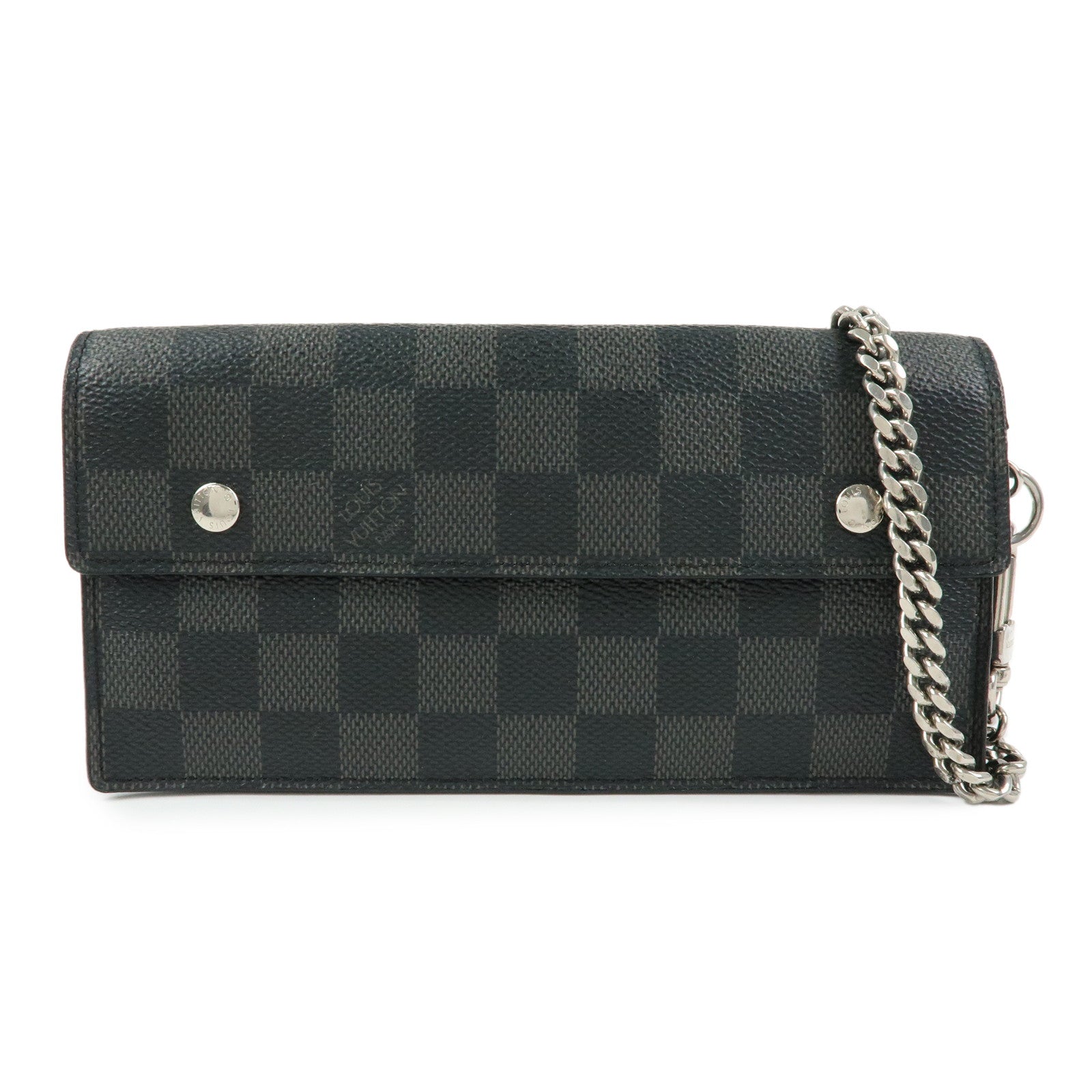 Louis Vuitton Damier Graphite Portefeuille Accordion Wallet N60023