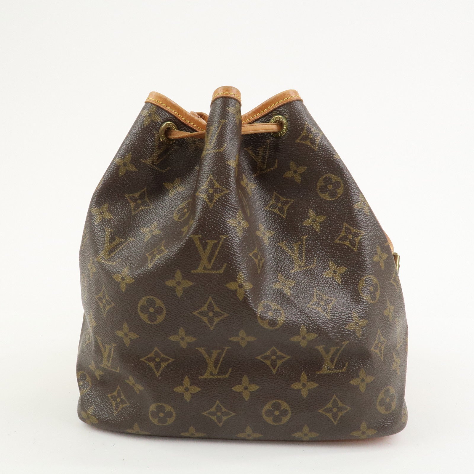 Louis Vuitton Monogram Petit Noe Shoulder Bag Brown M42226