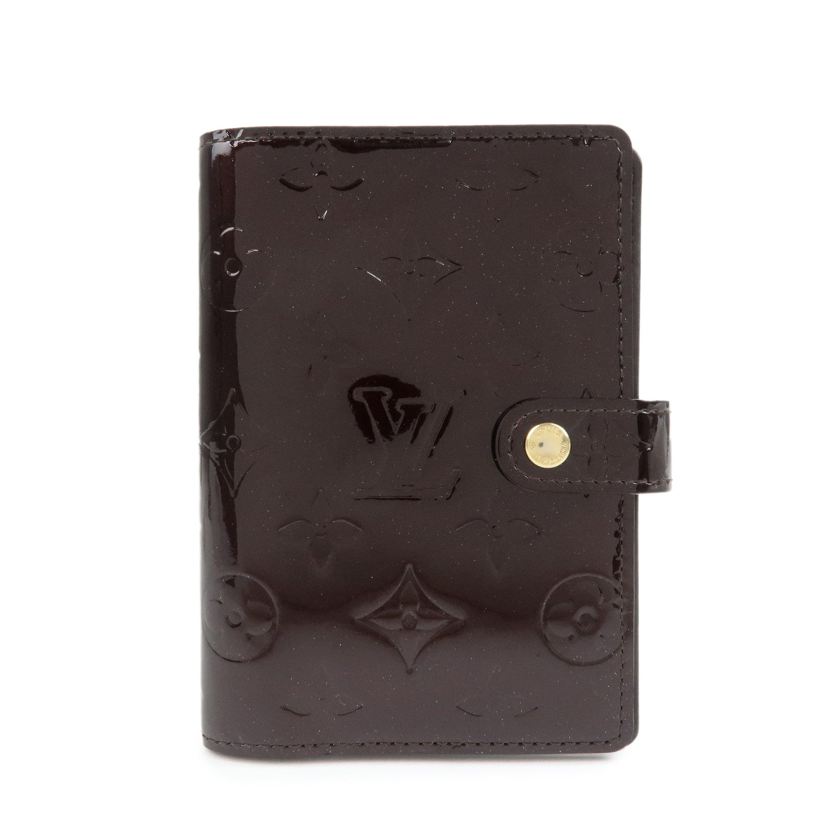 Louis Vuitton Monogram Vernis Leather Agenda PM Amarante R21026