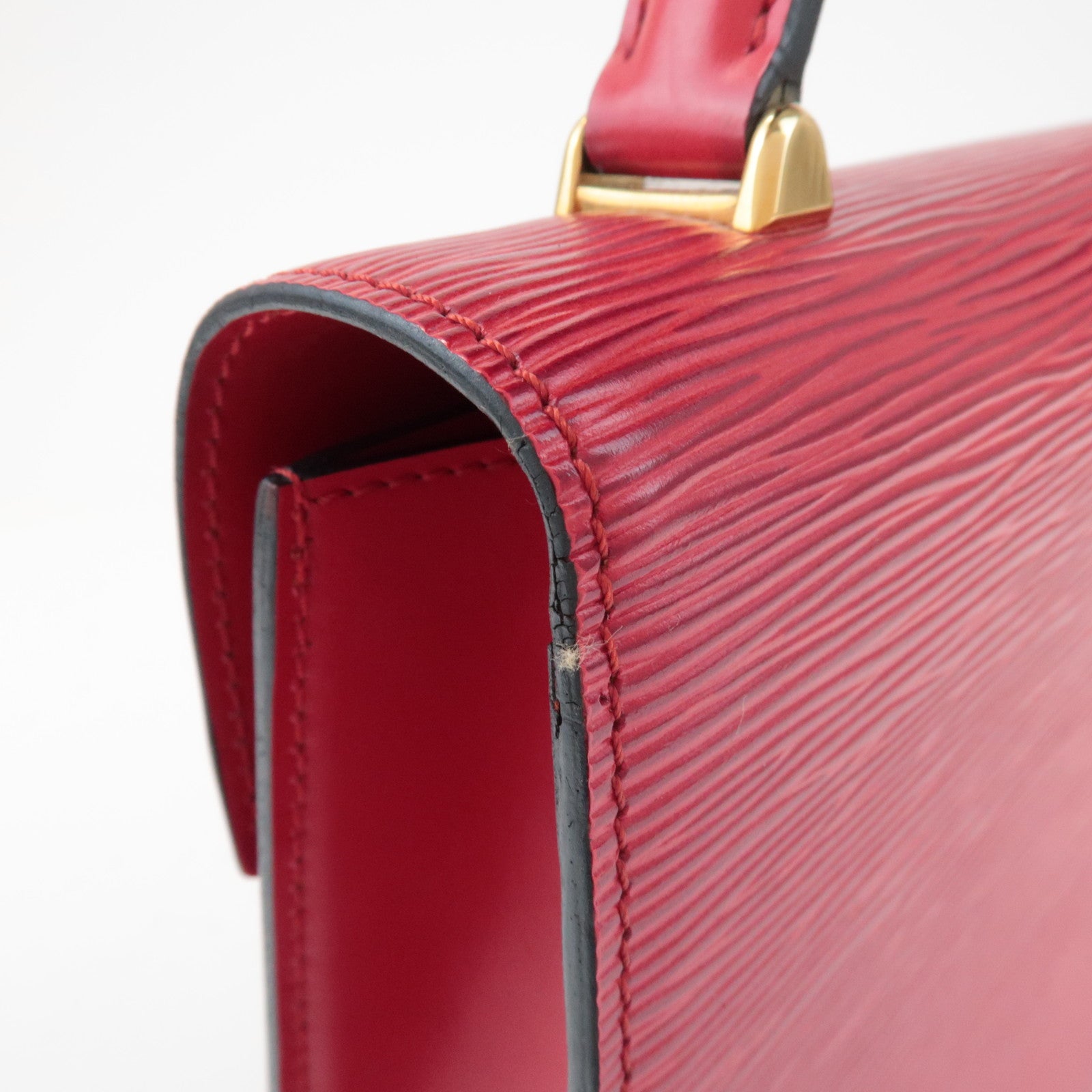 Louis Vuitton Epi Leather Marceau Hand Bag Castilian Red M52377
