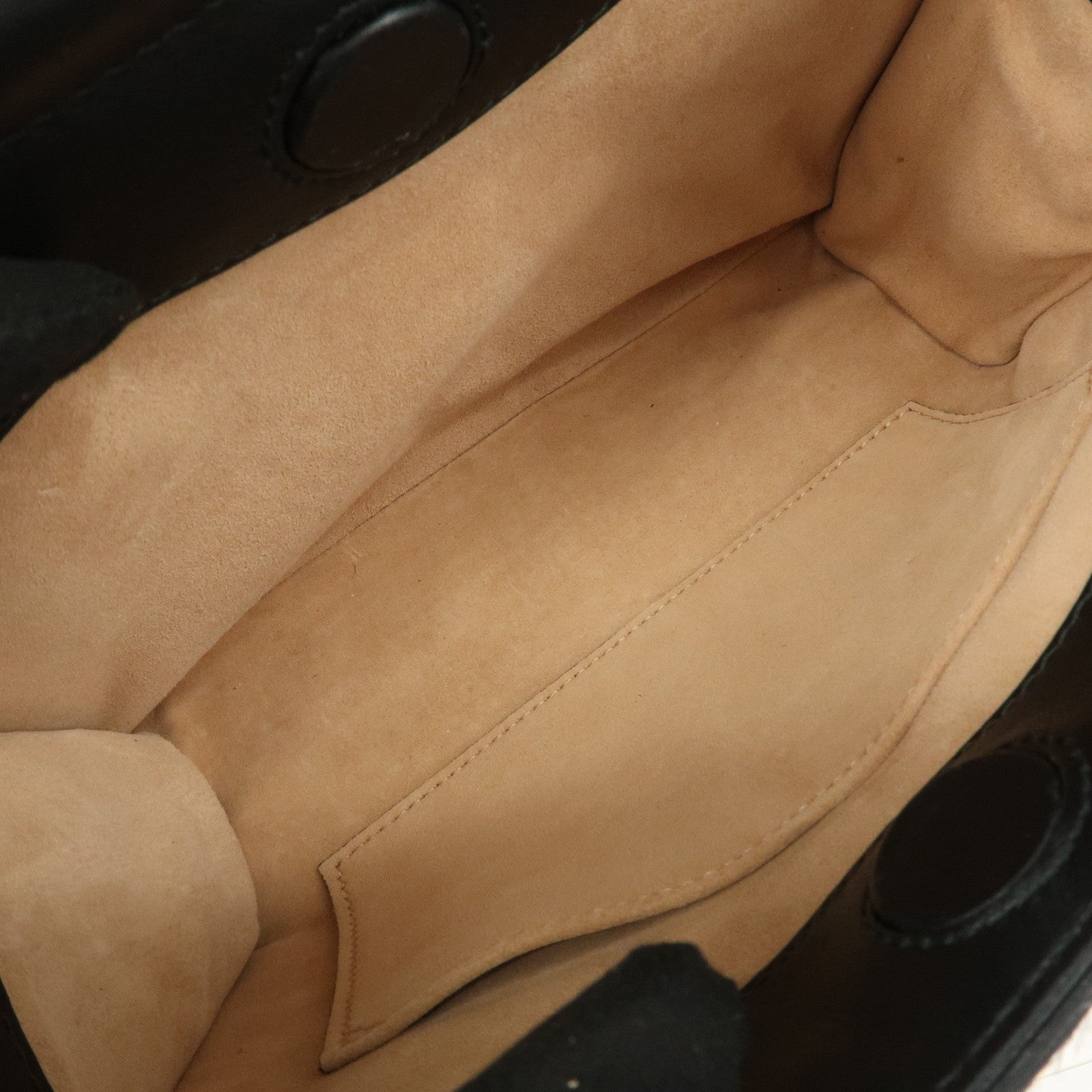 GUCCI Nimfair Bamboo Sherry Unborn Calf Leather 2Way Bag 470271 Used