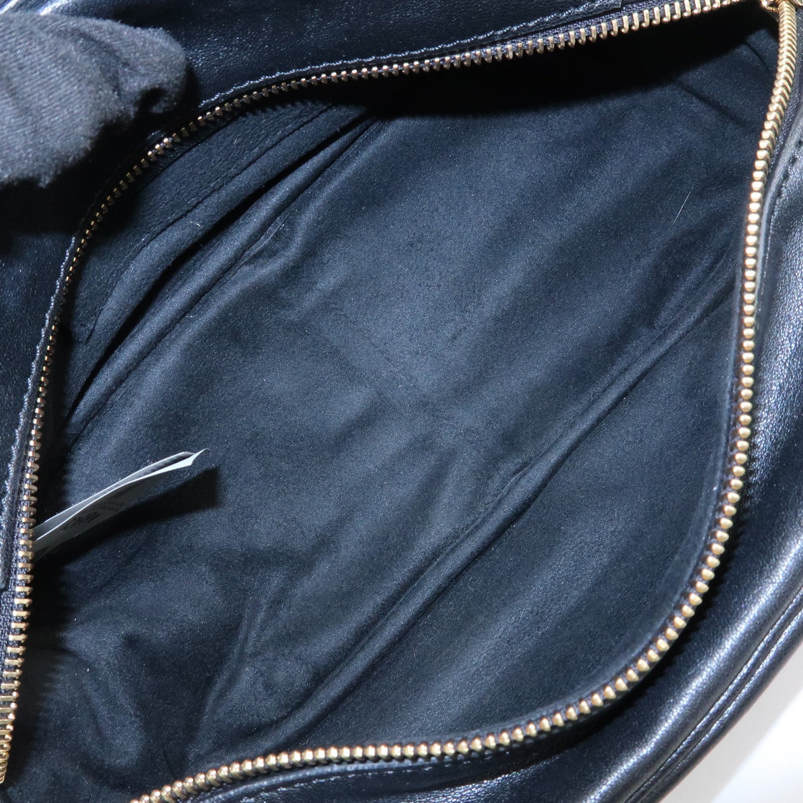 VERSACE Medusa Nappa Leather Bowling Bag Shoulder Bag Black