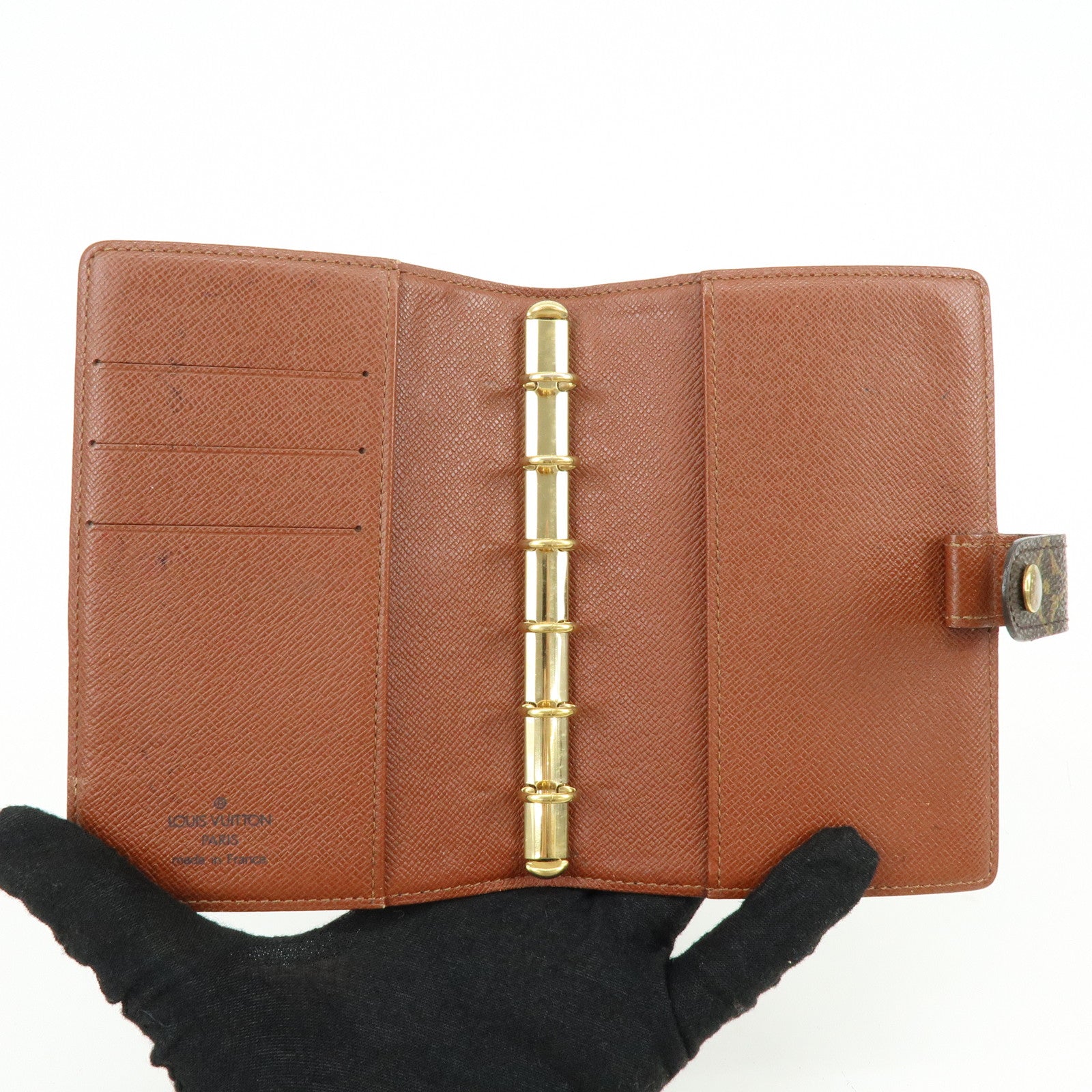Louis Vuitton Monogram Agenda PM Planner Cover Brown R20005