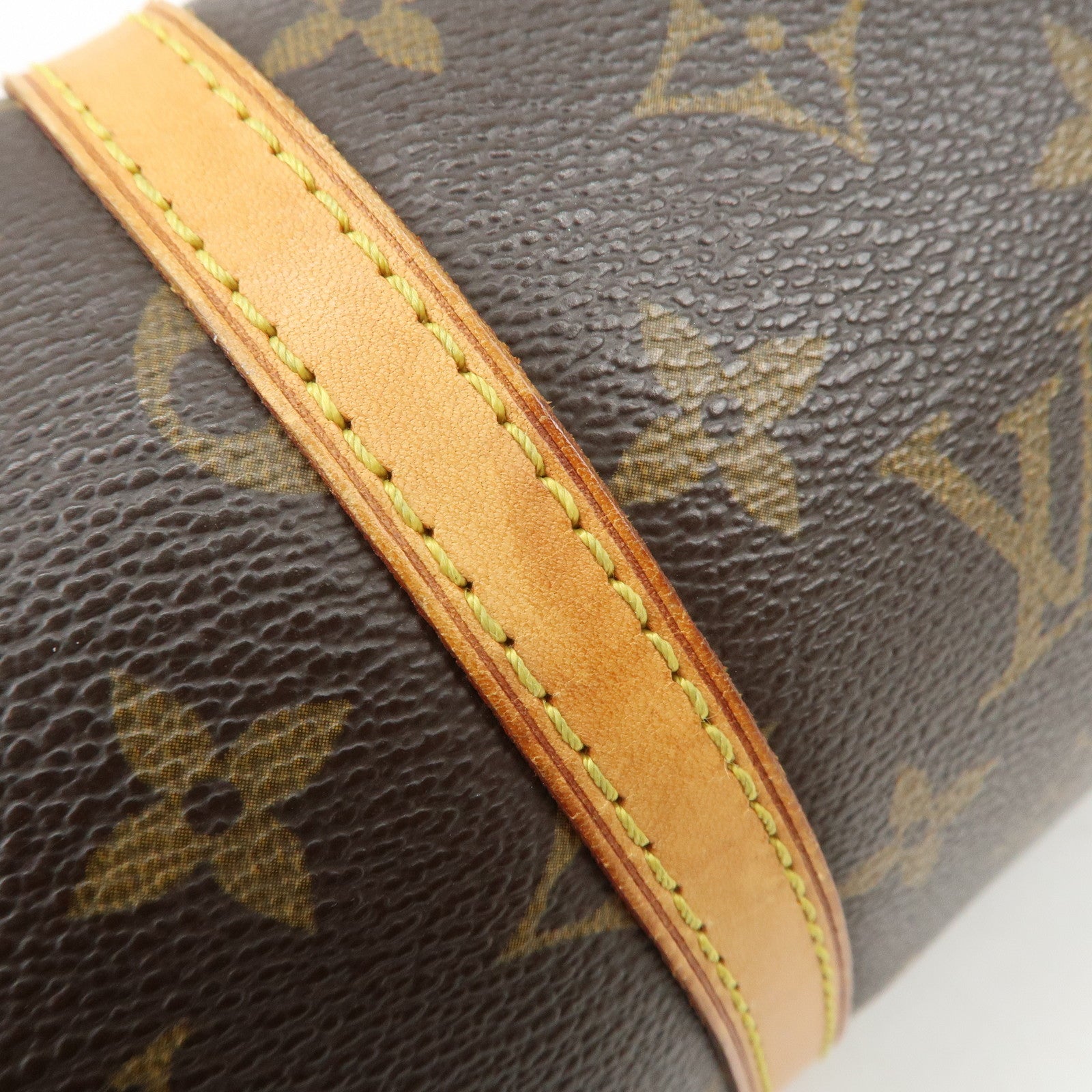 Louis Vuitton Monogram Papillon 30 Hand Bag Brown M51385