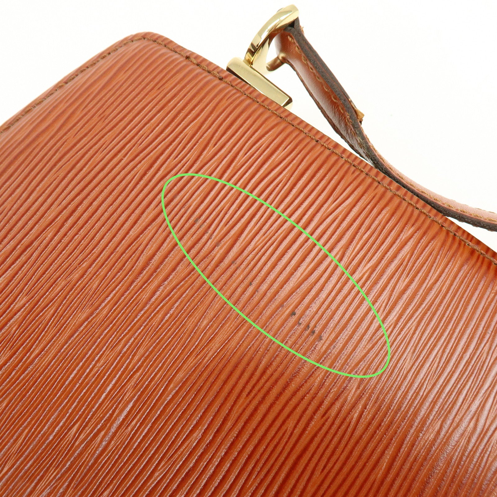 Louis Vuitton Epi Leather Capucines Shoulder Bag Kenya Brown M52343
