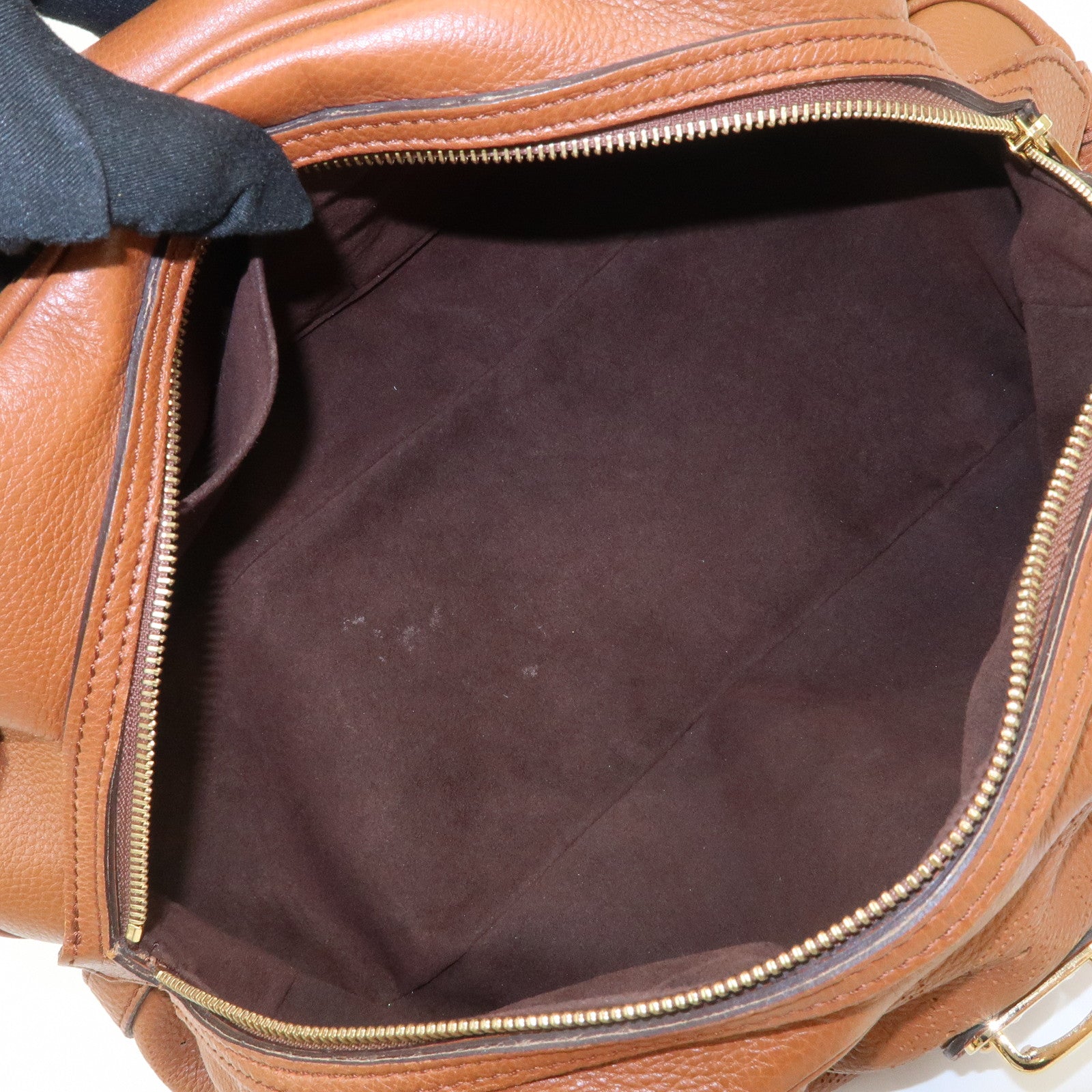 Louis Vuitton Monogram Mahina Luna PM Hand Bag Brown M97052 Used