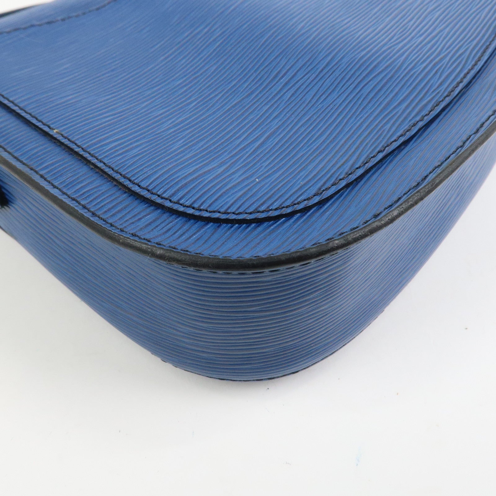 Louis Vuitton Epi Saint Cloud Shoulder Bag Toledo Blue M52195