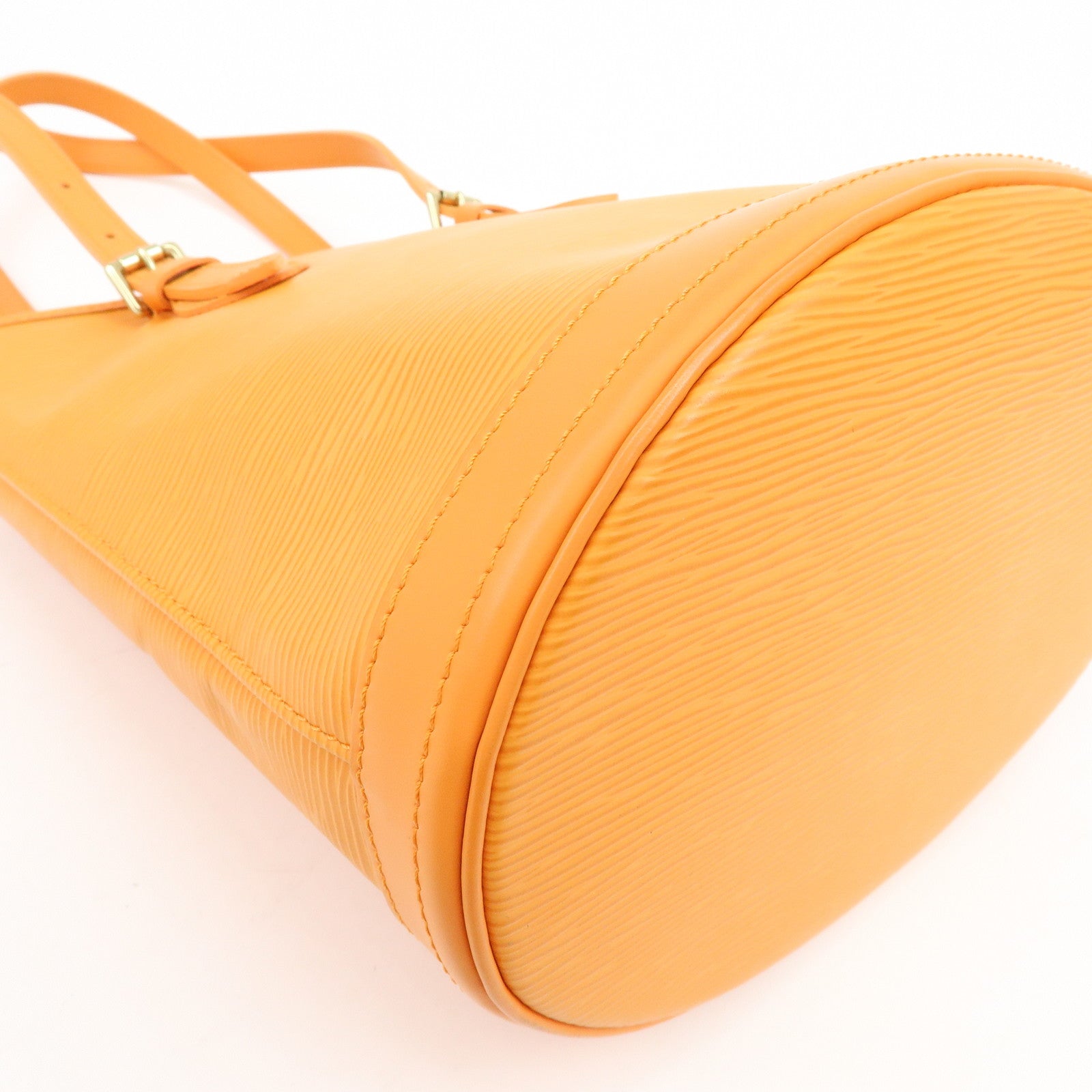 Louis Vuitton Epi Bucket PM Shoulder Bag Tote Bag Mandarin M5899H