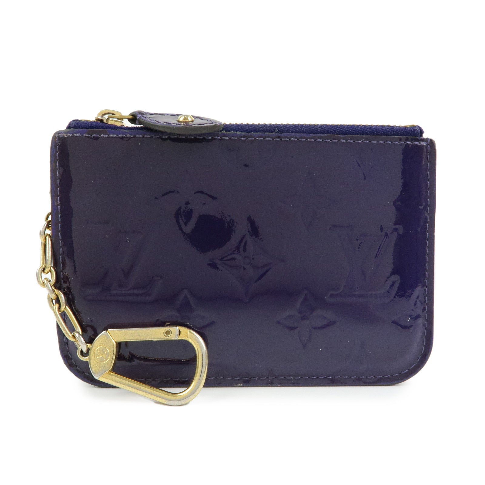 Louis Vuitton Monogram Vernis Pochette Cles NM Coin Case M90311