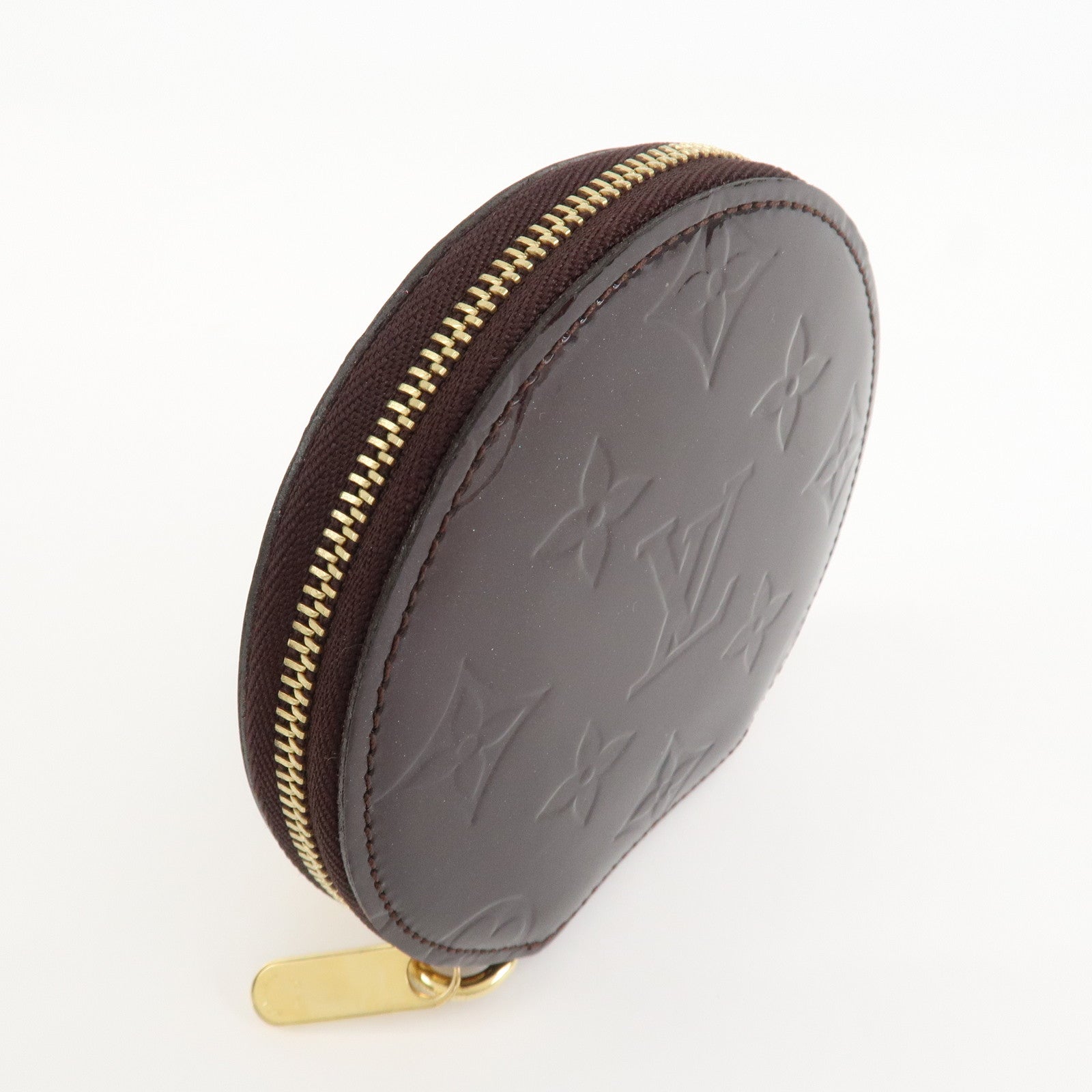 Louis Vuitton Vernis Leather Porte Monnaie Chapeau Coin Case M91413 Used