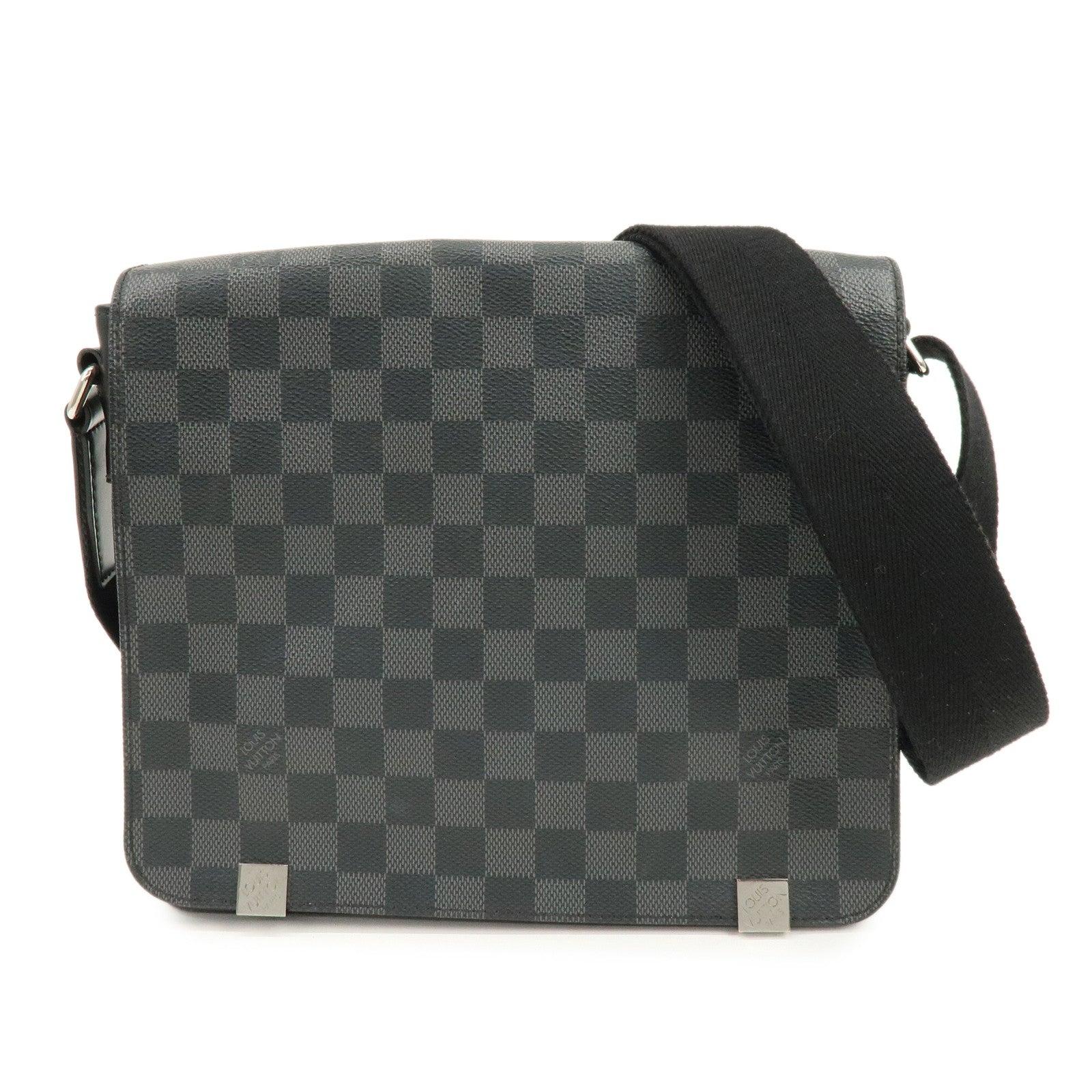 Louis Vuitton Damier Graphite District PM NM Crossbody Bag N41028