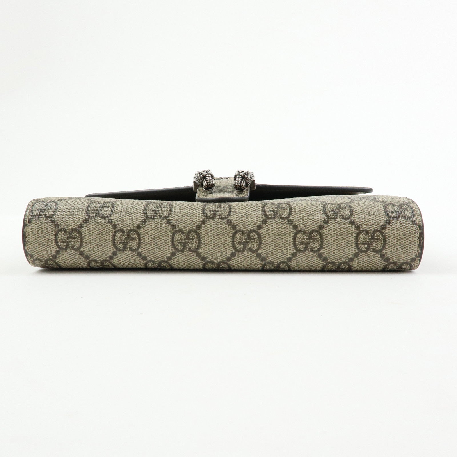 GUCCI Dionysus GG Supreme Chain Shoulder Bag Beige 401231