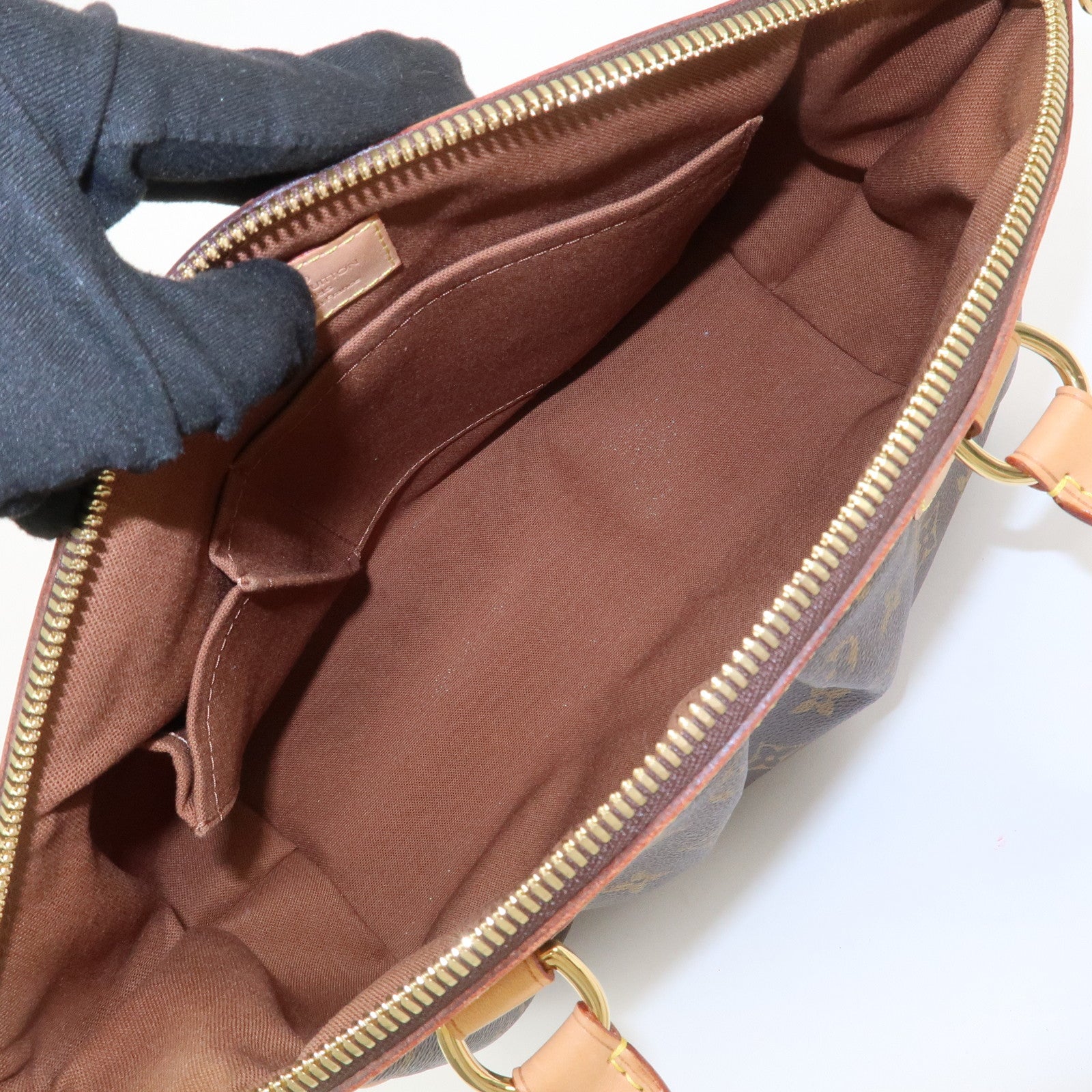Louis Vuitton Monogram Tivoli PM Hand Bag Shoulder Bag Brown M40143