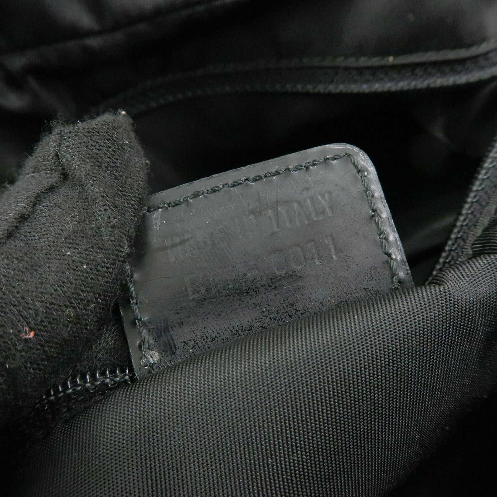 Christian Dior Canvas Patent Leather Boston Bag Hand Bag Brown