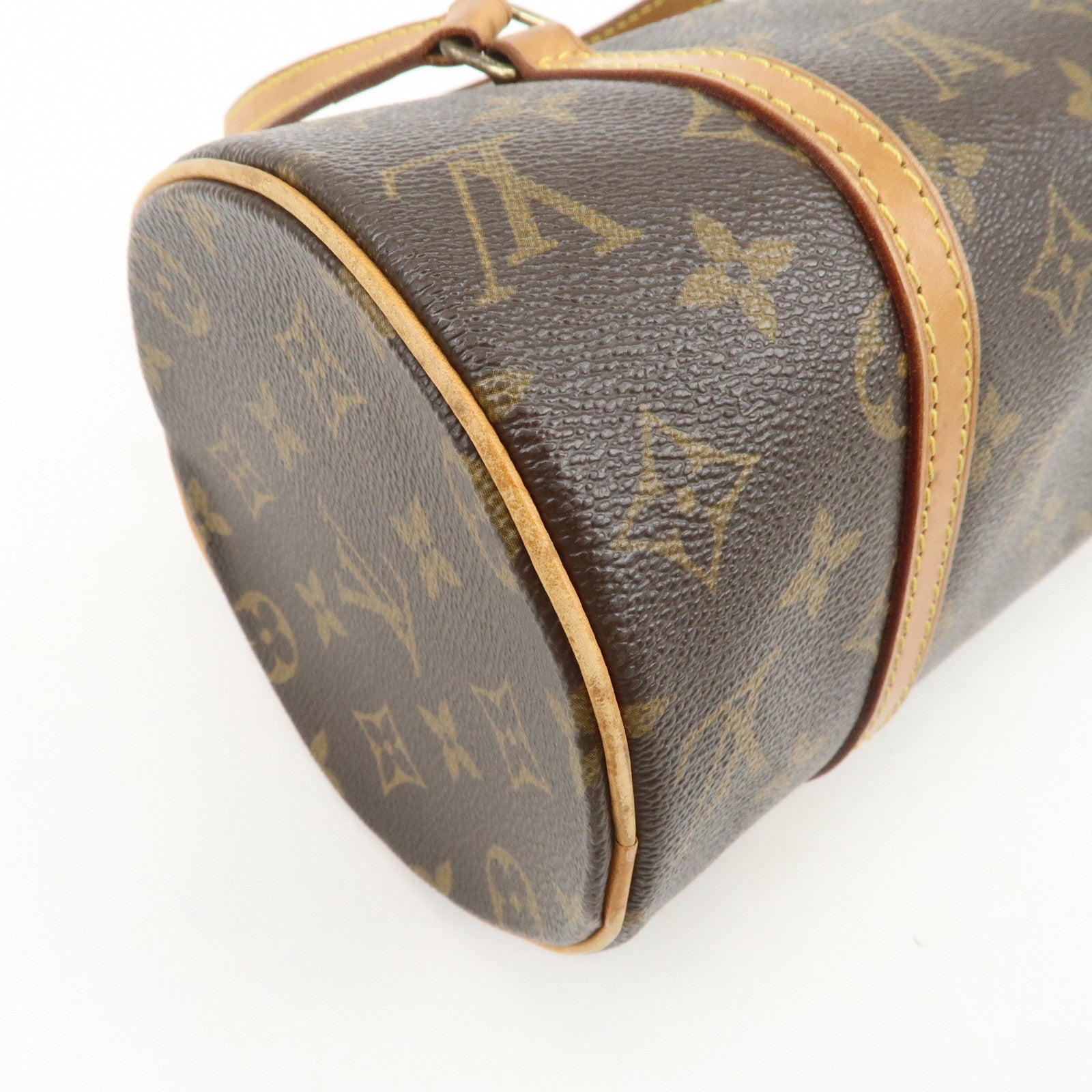 Louis Vuitton Monogram Papillon 26 Hand Bag Brown M51386
