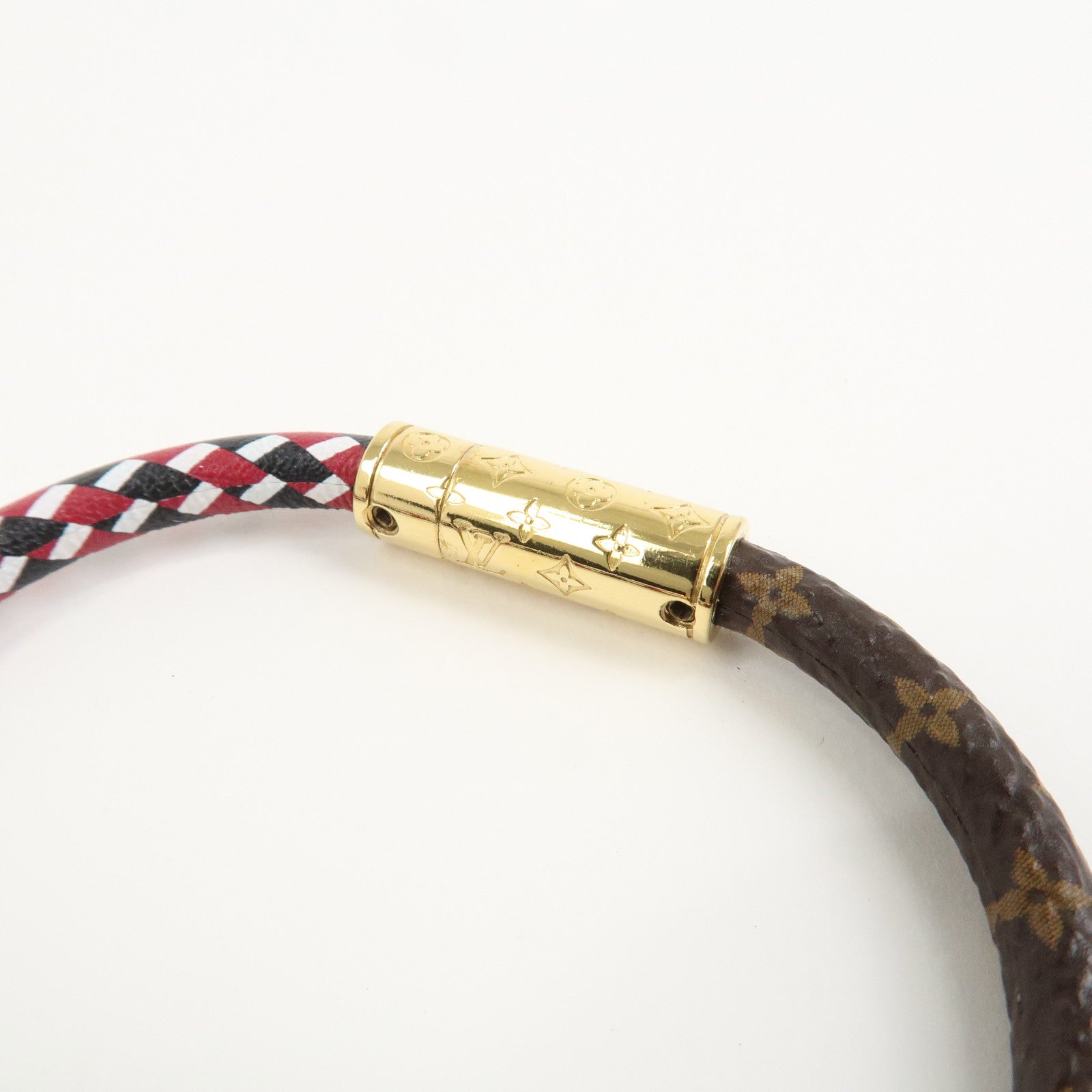 Louis Vuitton Monogram Bracelet Daily Escape Brown Multicolor M8010