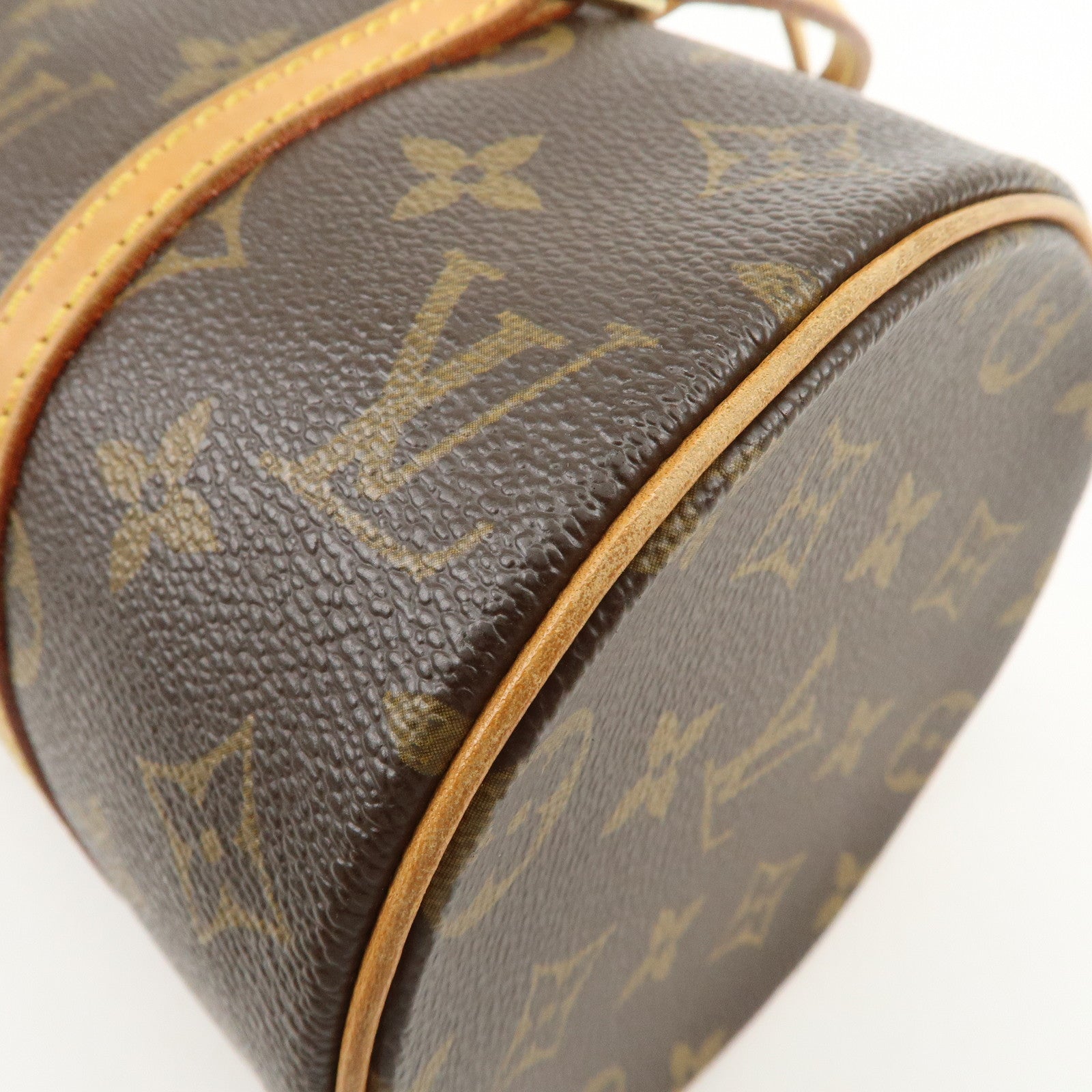 Louis Vuitton Monogram Papillon 26 Hand Bag Brown M51386