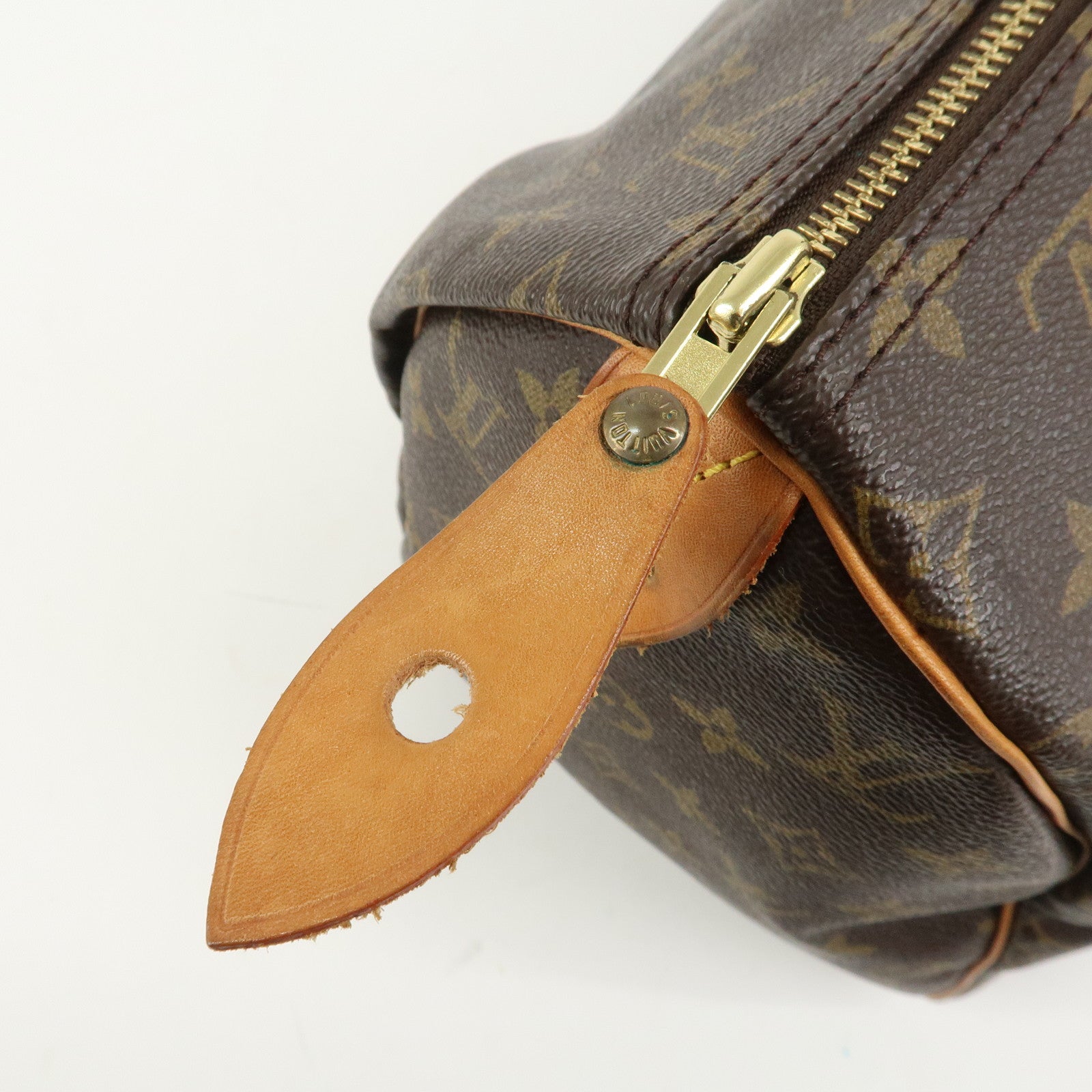 Louis Vuitton Monogram Speedy 40 Hand Bag Boston Bag Brown M41522