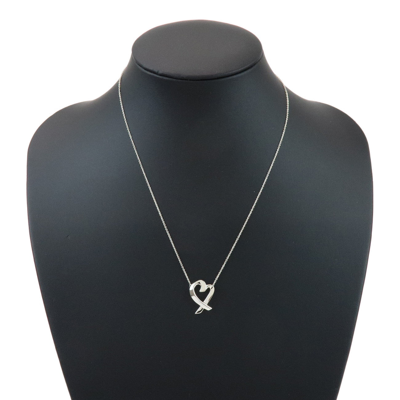 Tiffany & Co Loving Heart Necklace Medium SV925 Silver