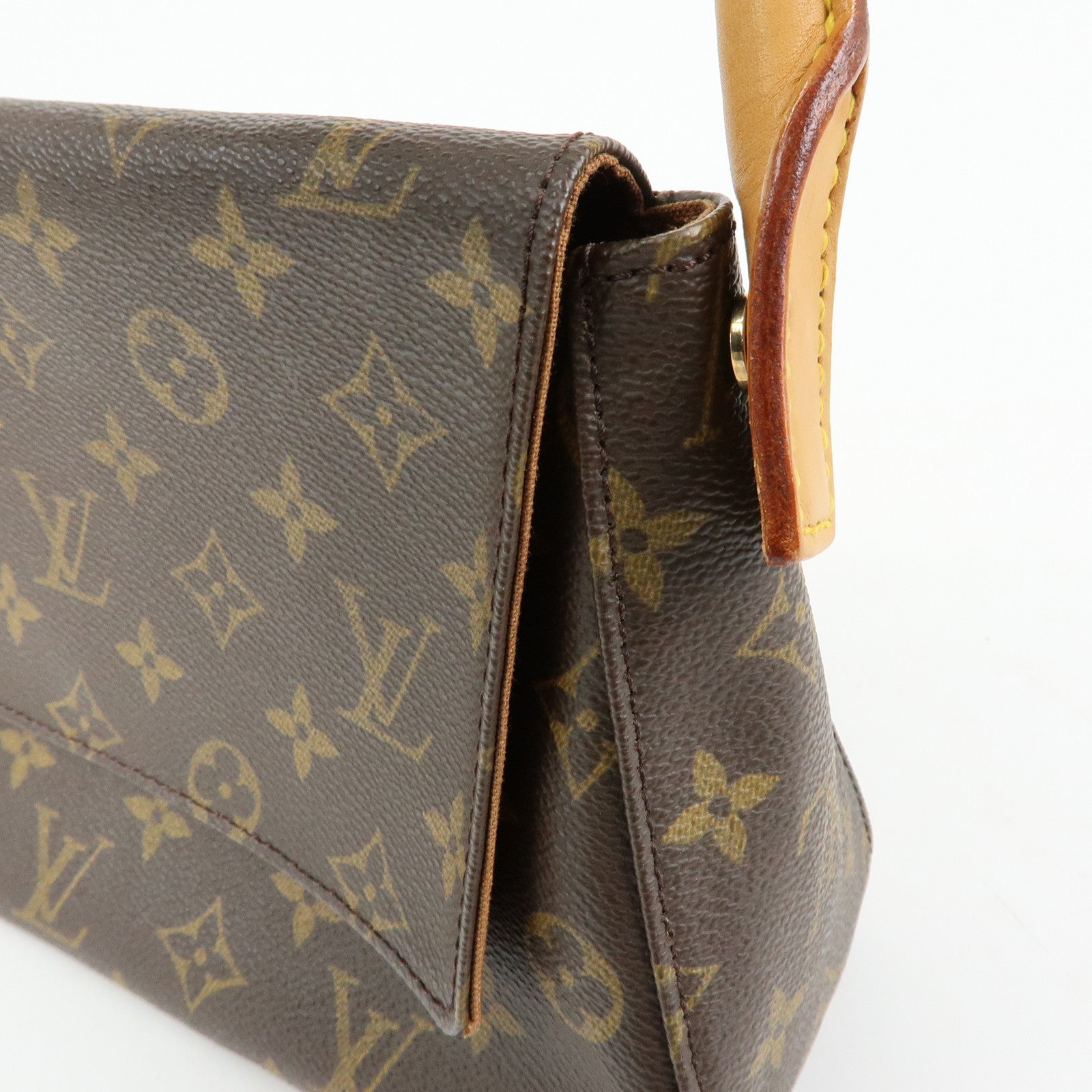 Louis Vuitton Monogram Mini Looping Shoulder Bag Brown M51147
