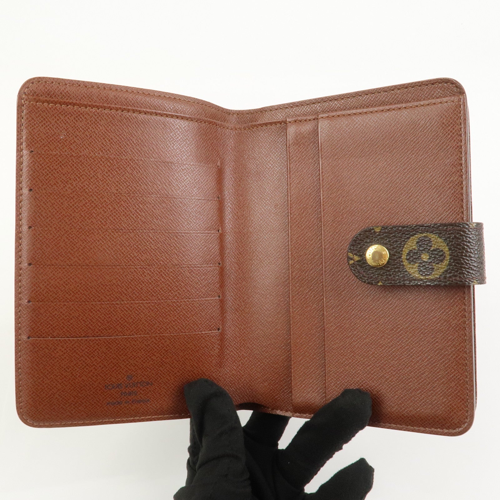 Louis Vuitton Monogram Porte Papier Zip Wallet Brown M61207