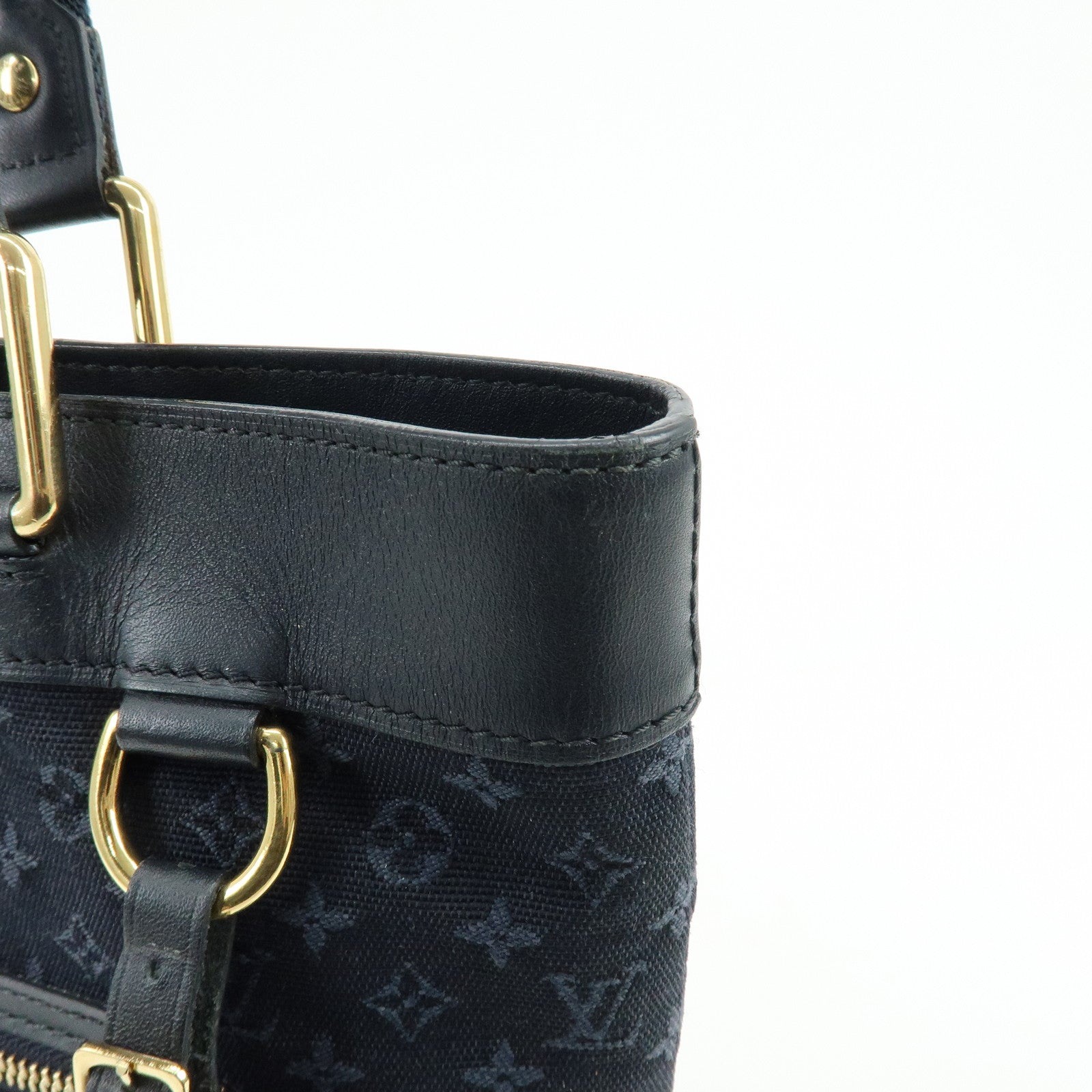 Louis Vuitton Monogram Mini Canvas Lucille GM Tote Bag Blue M92679