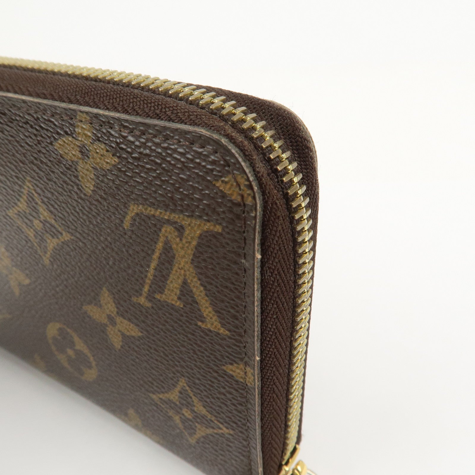 Louis Vuitton Monogram Canvas Zippy Long Wallet Brown M60017