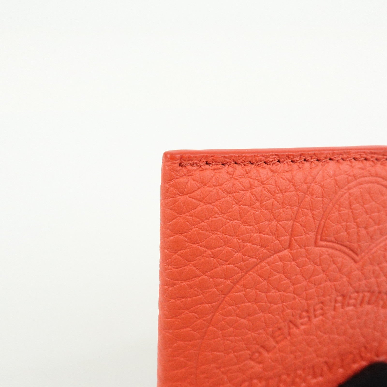 Tiffany & Co Return to Tiffany Leather Card Case Card Holder Red