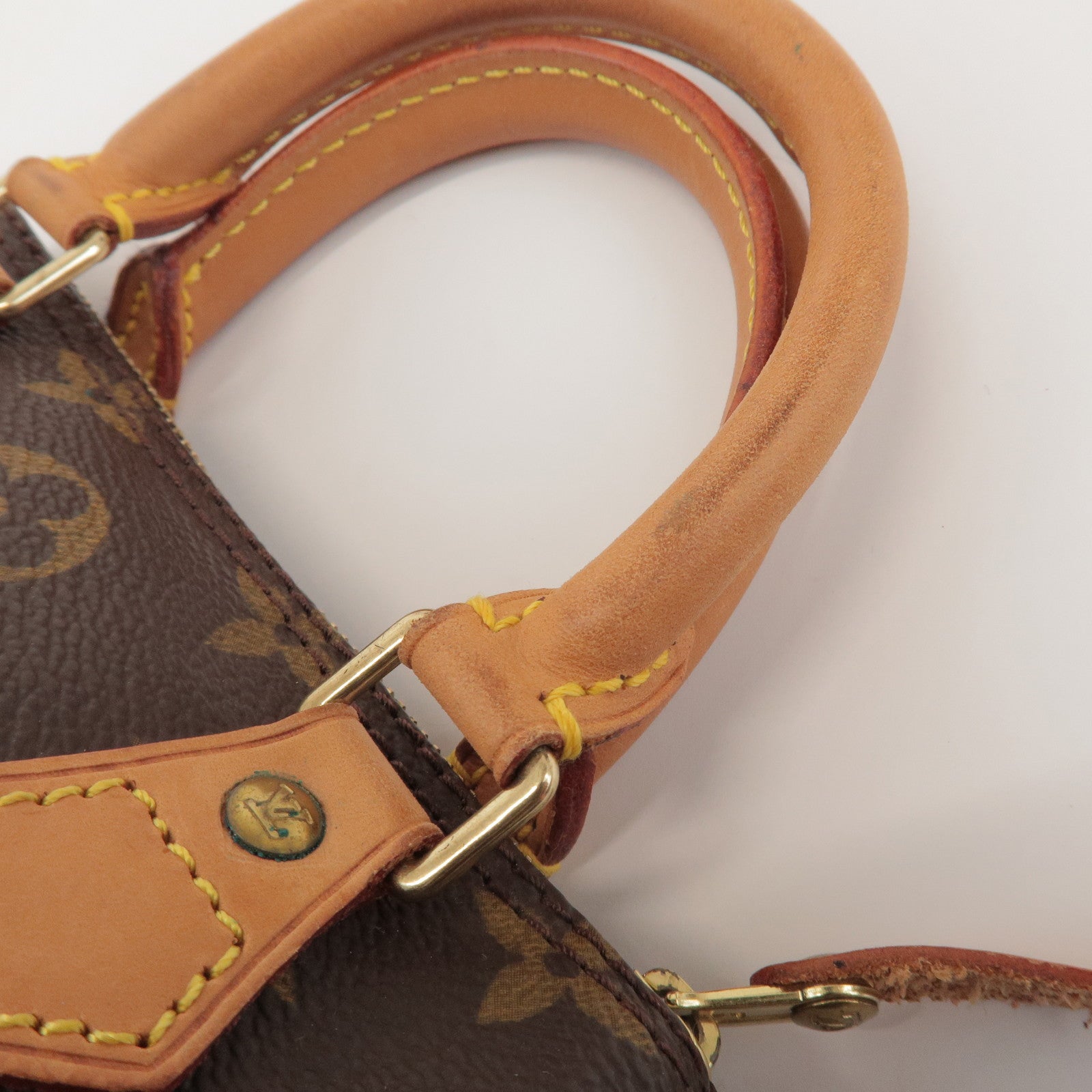 Louis Vuitton Monogram Mini Speedy Hand Bag & Shoulder Strap M41534