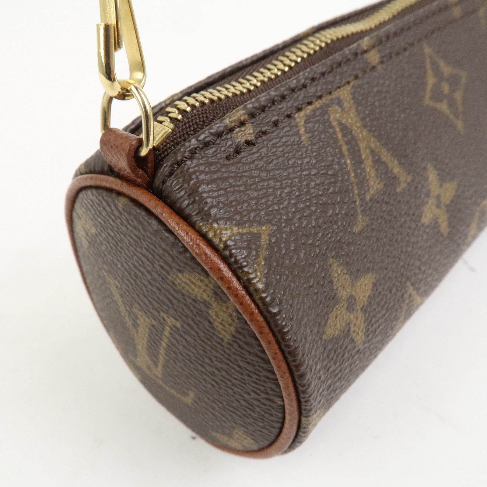 Louis Vuitton Monogram Mini Pouch for Papillon Bag Old Style Brown