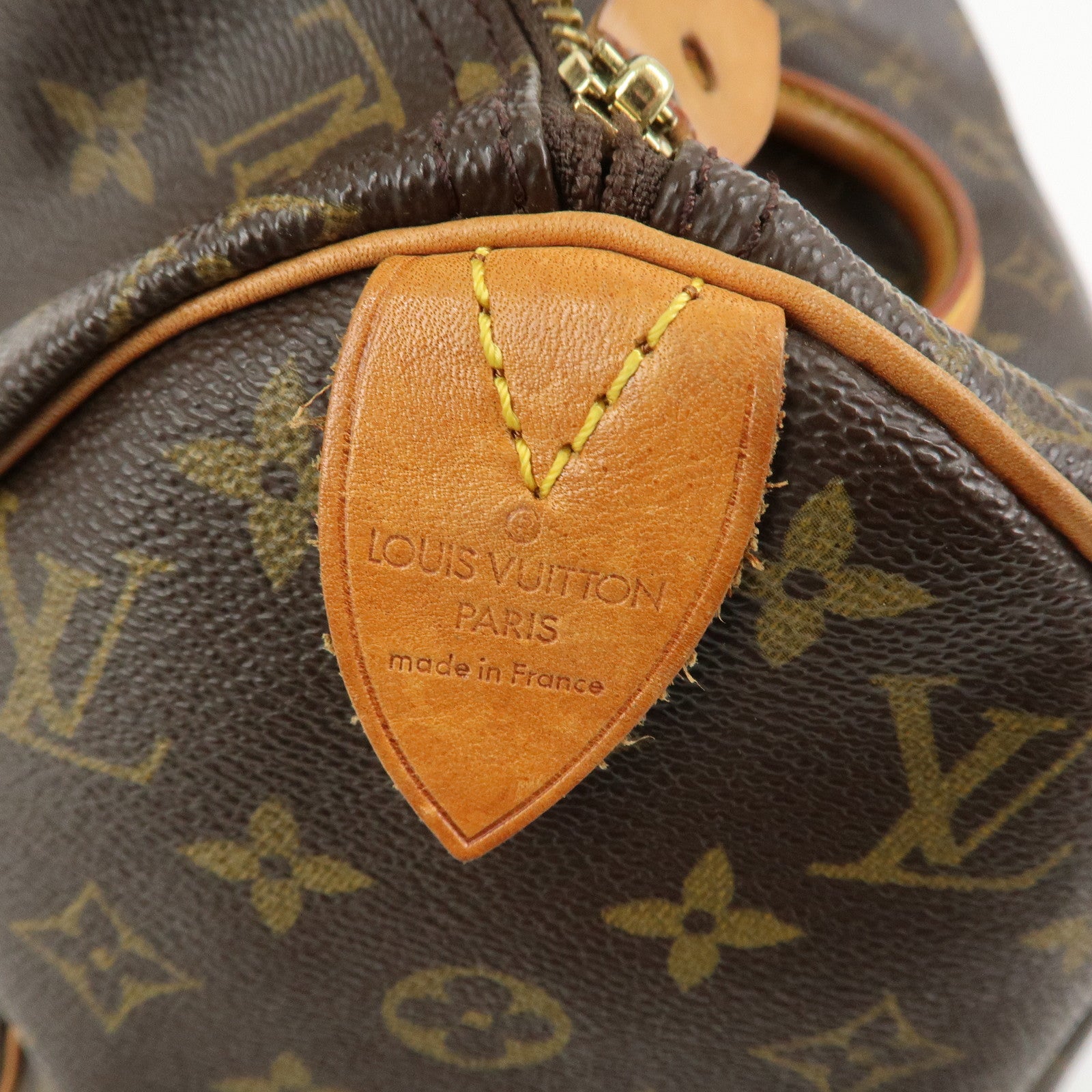 Louis Vuitton Monogram Speedy 40 Hand Bag Boston Bag Brown M41522