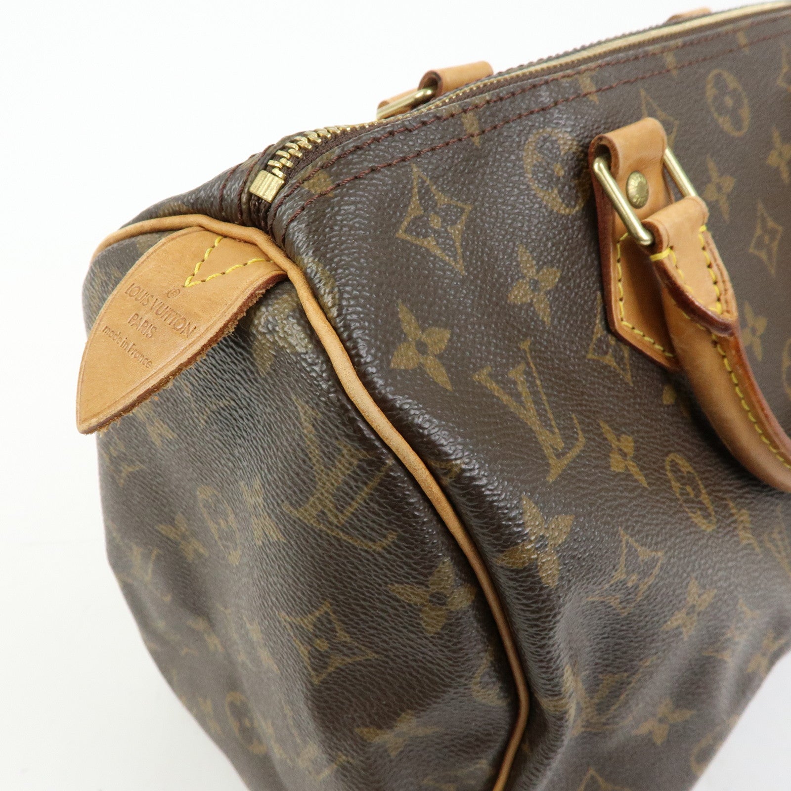 Louis Vuitton Monogram Speedy 30 Boston Bag Hand Bag Brown M41526