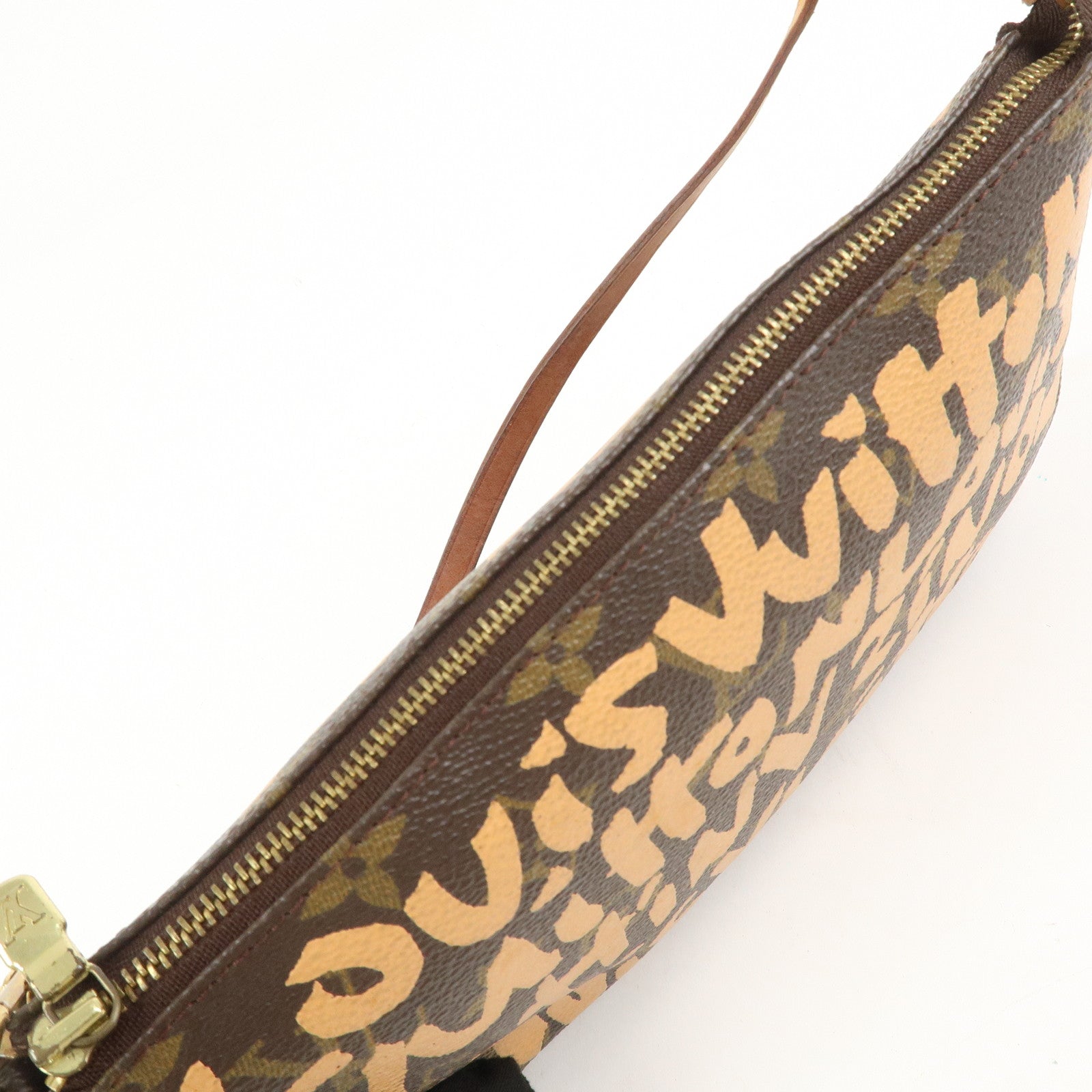 Louis Vuitton Monogram Graffiti Pochette Accessoires HandBag M92193