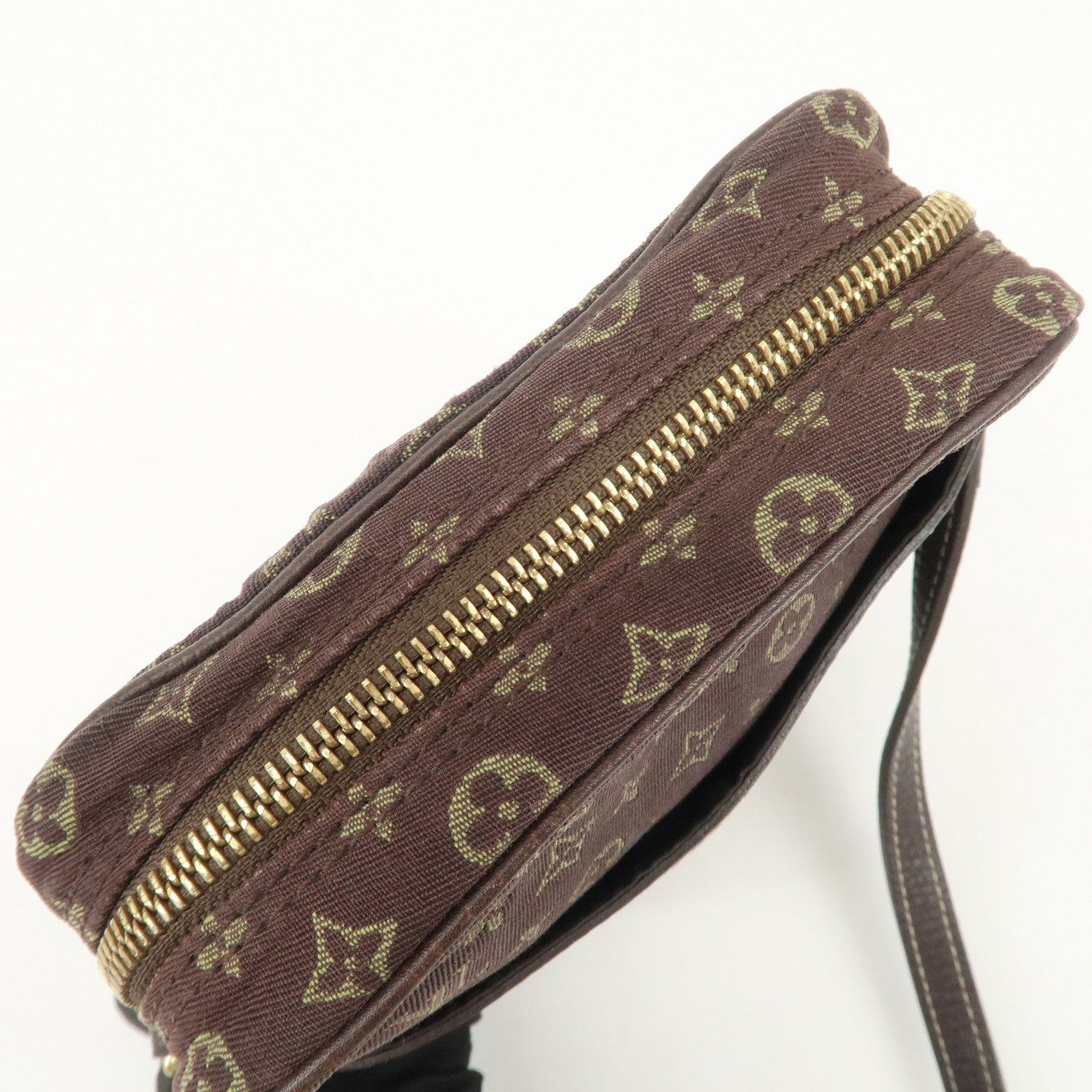 Louis Vuitton Monogram Mini Lin Danube Shoulder Bag Brown M95228