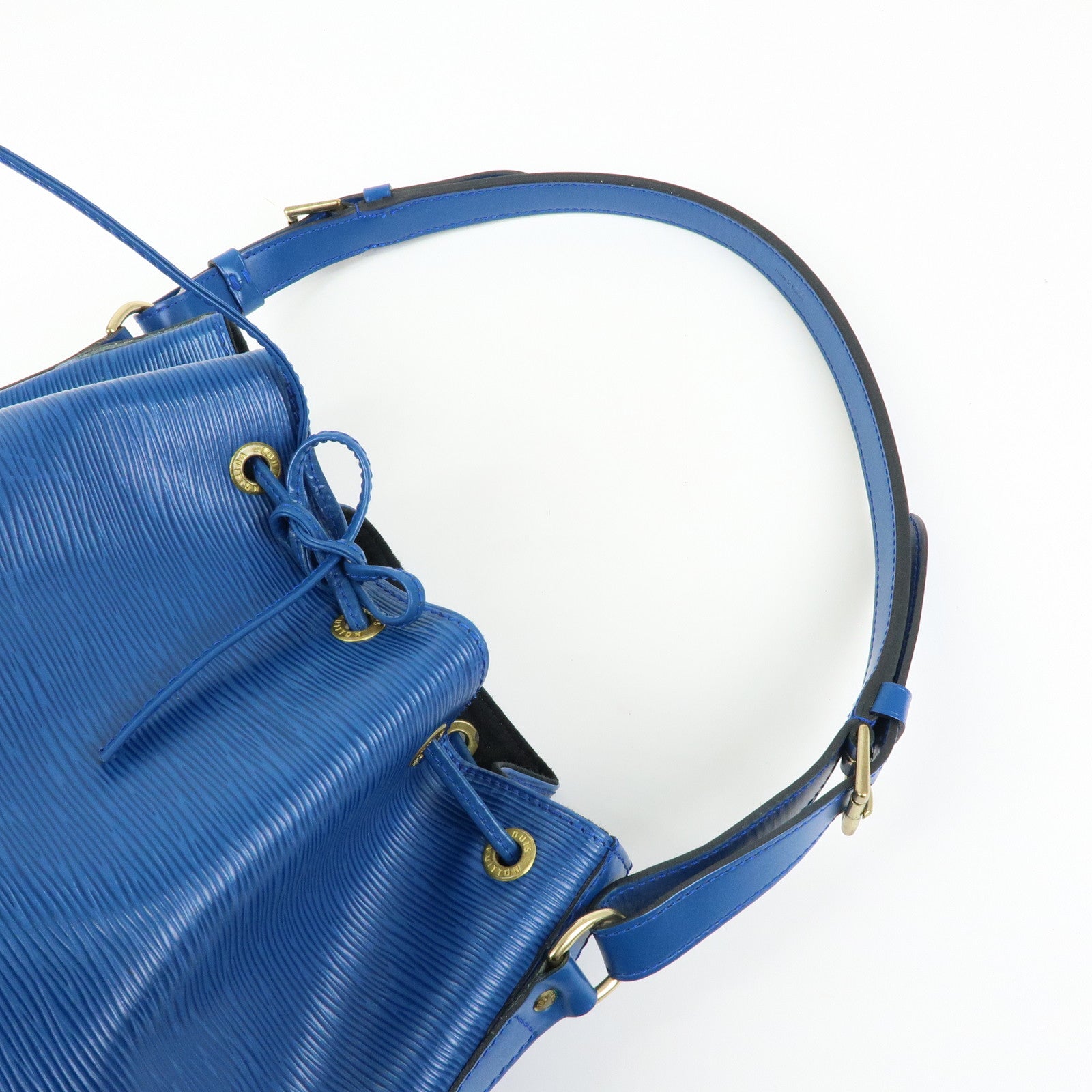 Louis Vuitton Epi Petit Noe Shoulder Hand Bag Toledo Blue M44105